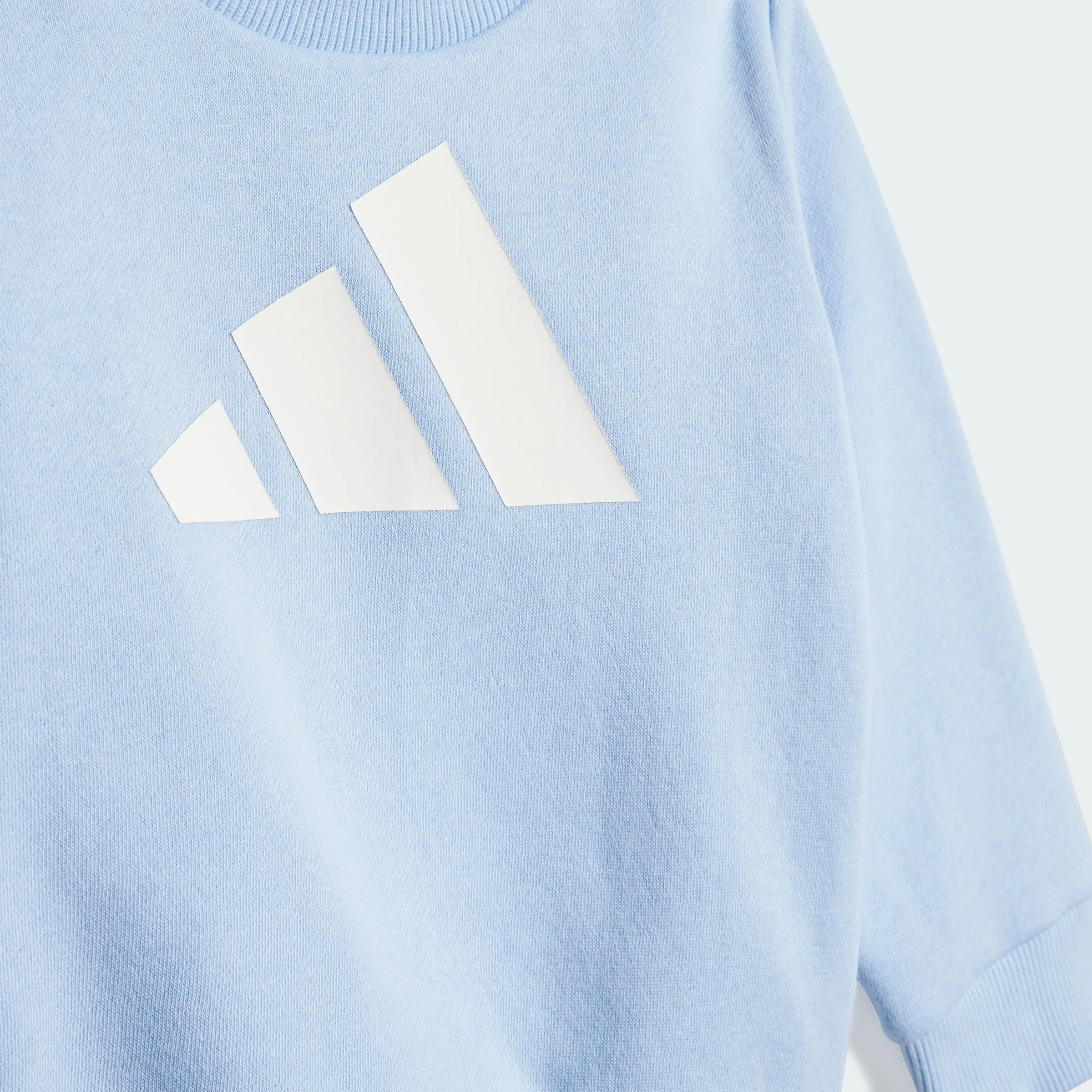 adidas Bimbi 0-24 Essentials Jogger, Glow Blue/White, 2-3 Years - immagine 2