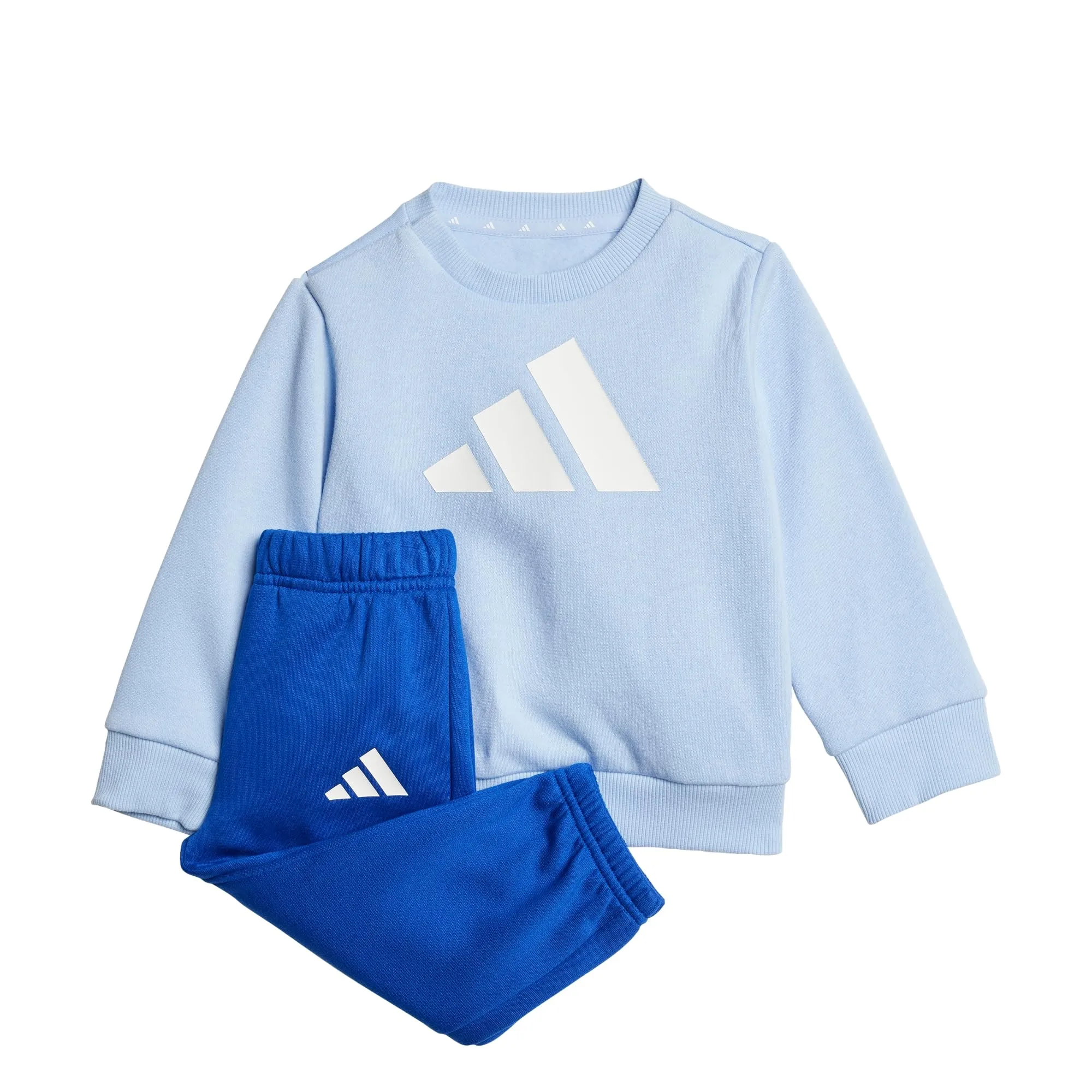 adidas Bimbi 0-24 Essentials Jogger, Glow Blue/White, 6-9 Months - immagine 1