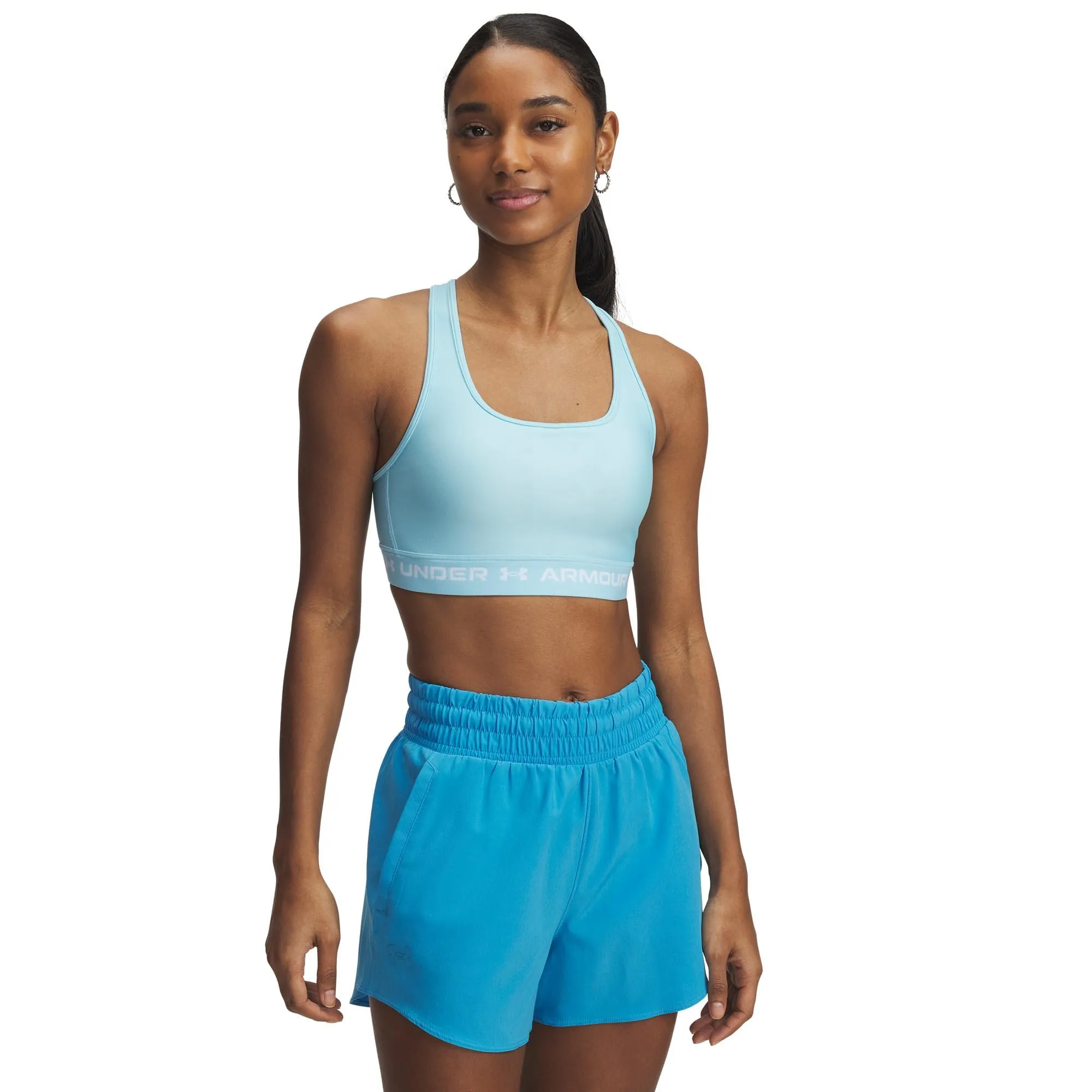 Under Armour Crossback Mid Bra - Blue - XL - immagine 1