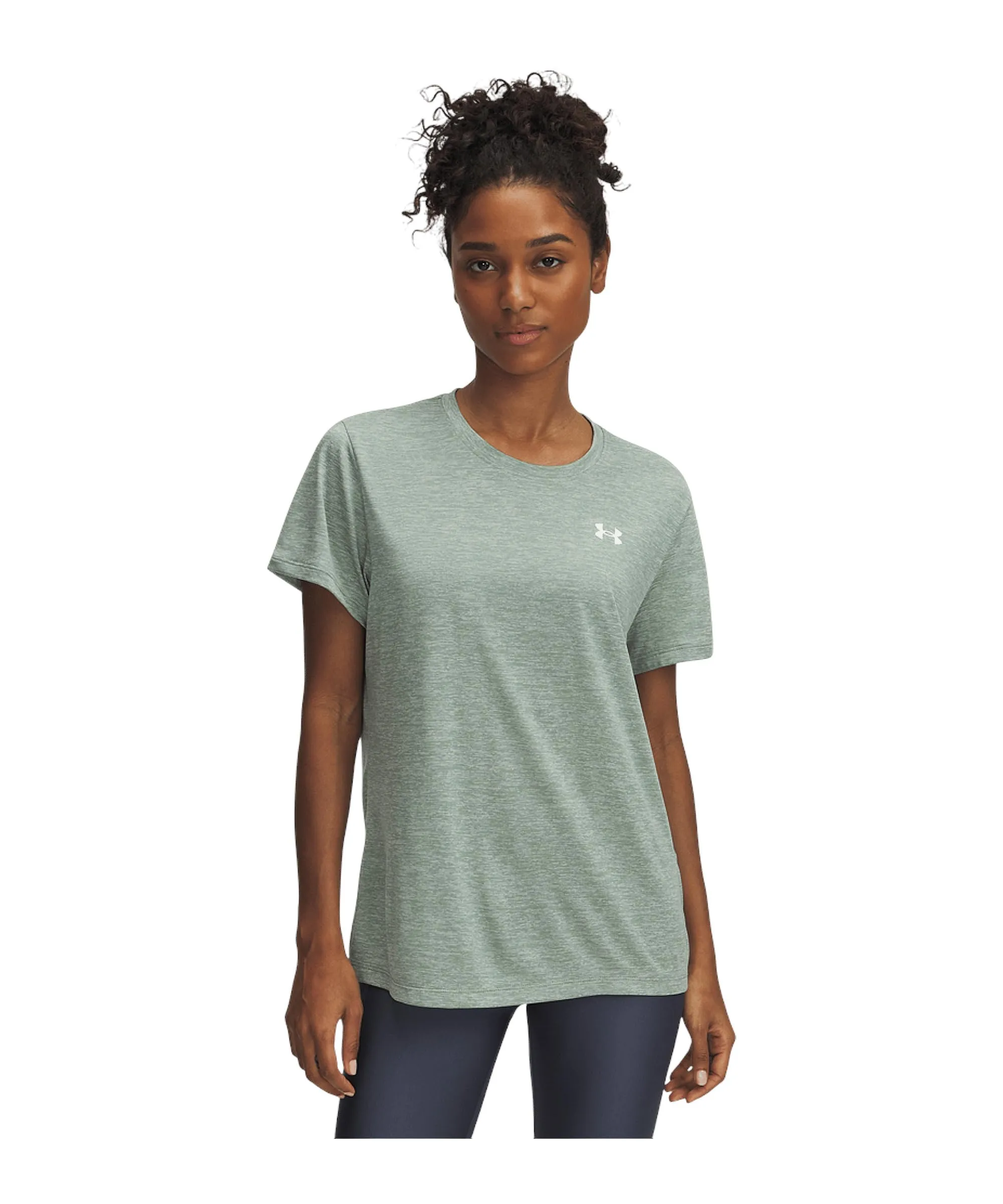Under Armour Tech SSC Twist Maglietta Donna Salvia XS - immagine 3
