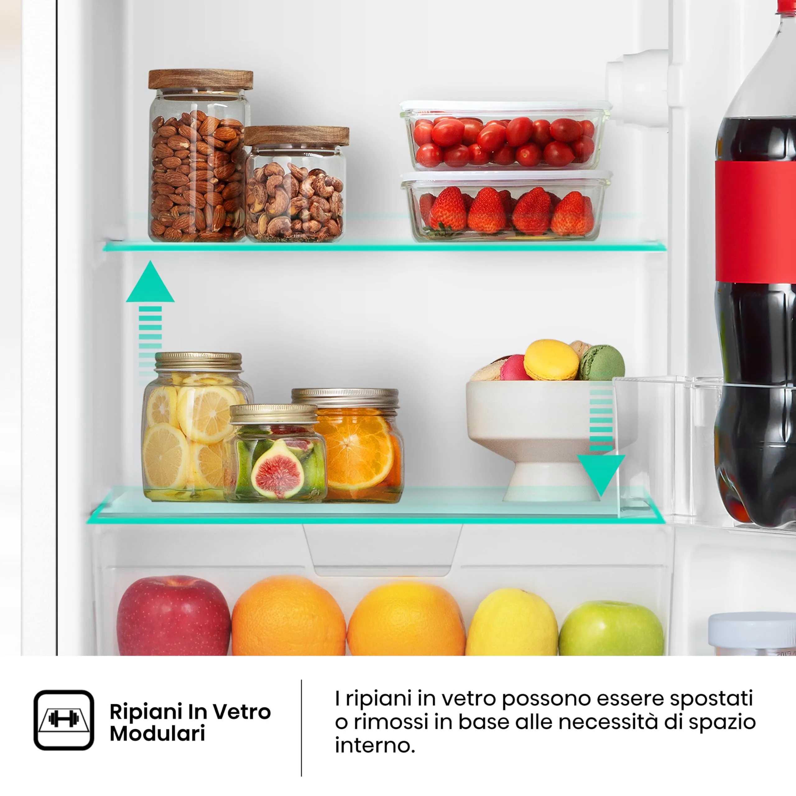 Hisense RR121D4AWE Frigorifero Monoporta, Bianco, 94 L, Classe E - immagine 8