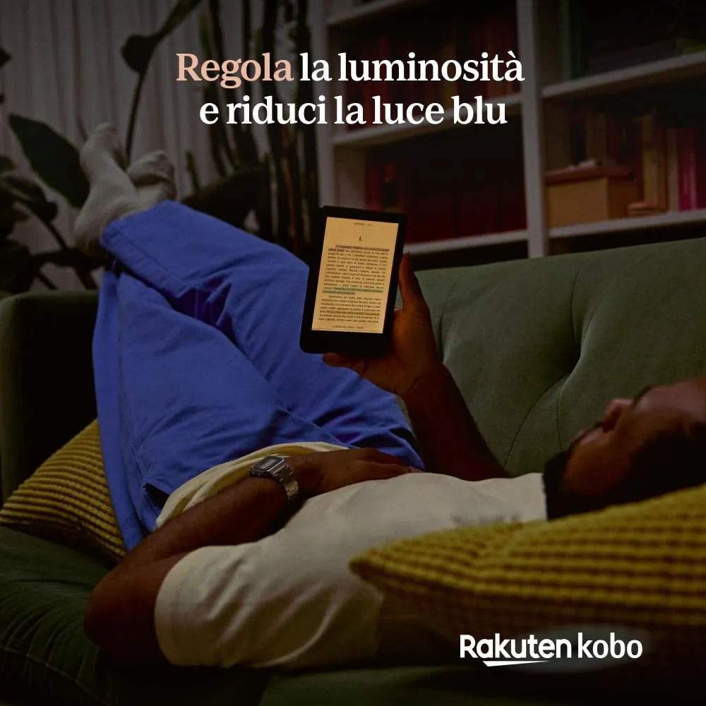 Kobo Clara Colour eReader - Display E Ink Kaleido 3 da 6”, Impermeabile (Nero) - immagine 6