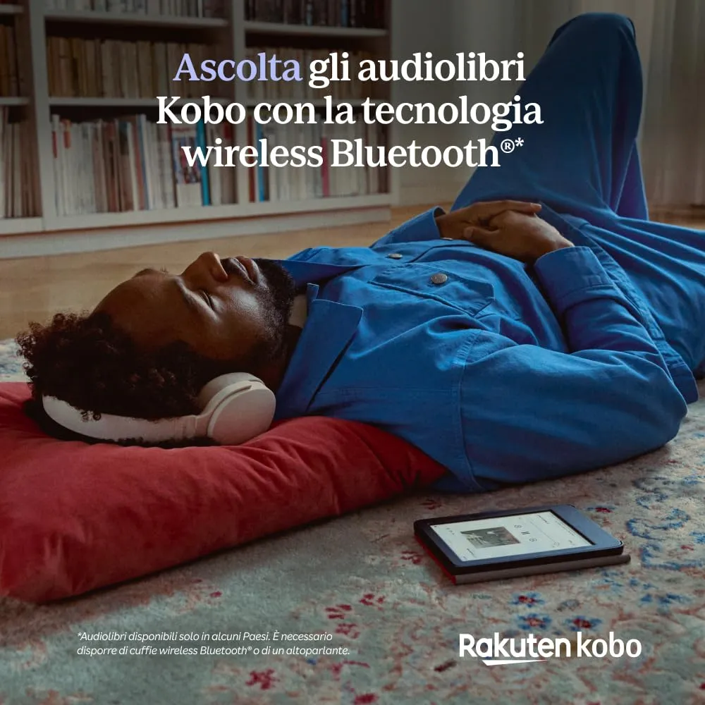 Kobo Clara Colour eReader - Display E Ink Kaleido 3 da 6”, Impermeabile (Nero) - immagine 9