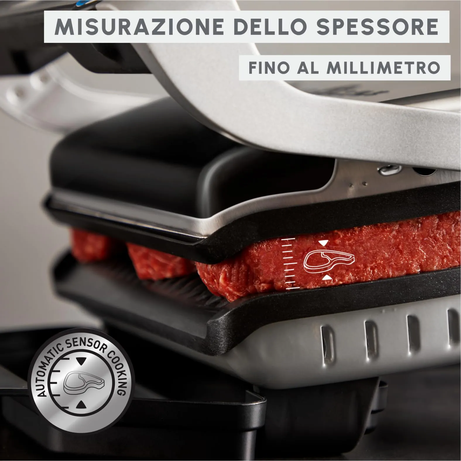 Moulinex Optigrill+ Griglia Elettrica Inox GI712D - immagine 2