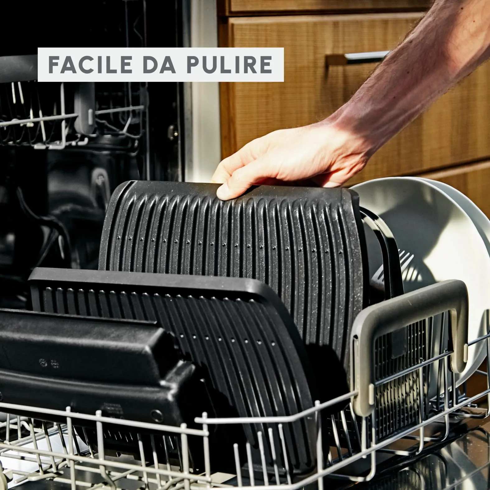 Moulinex Optigrill+ Griglia Elettrica Inox GI712D - immagine 4