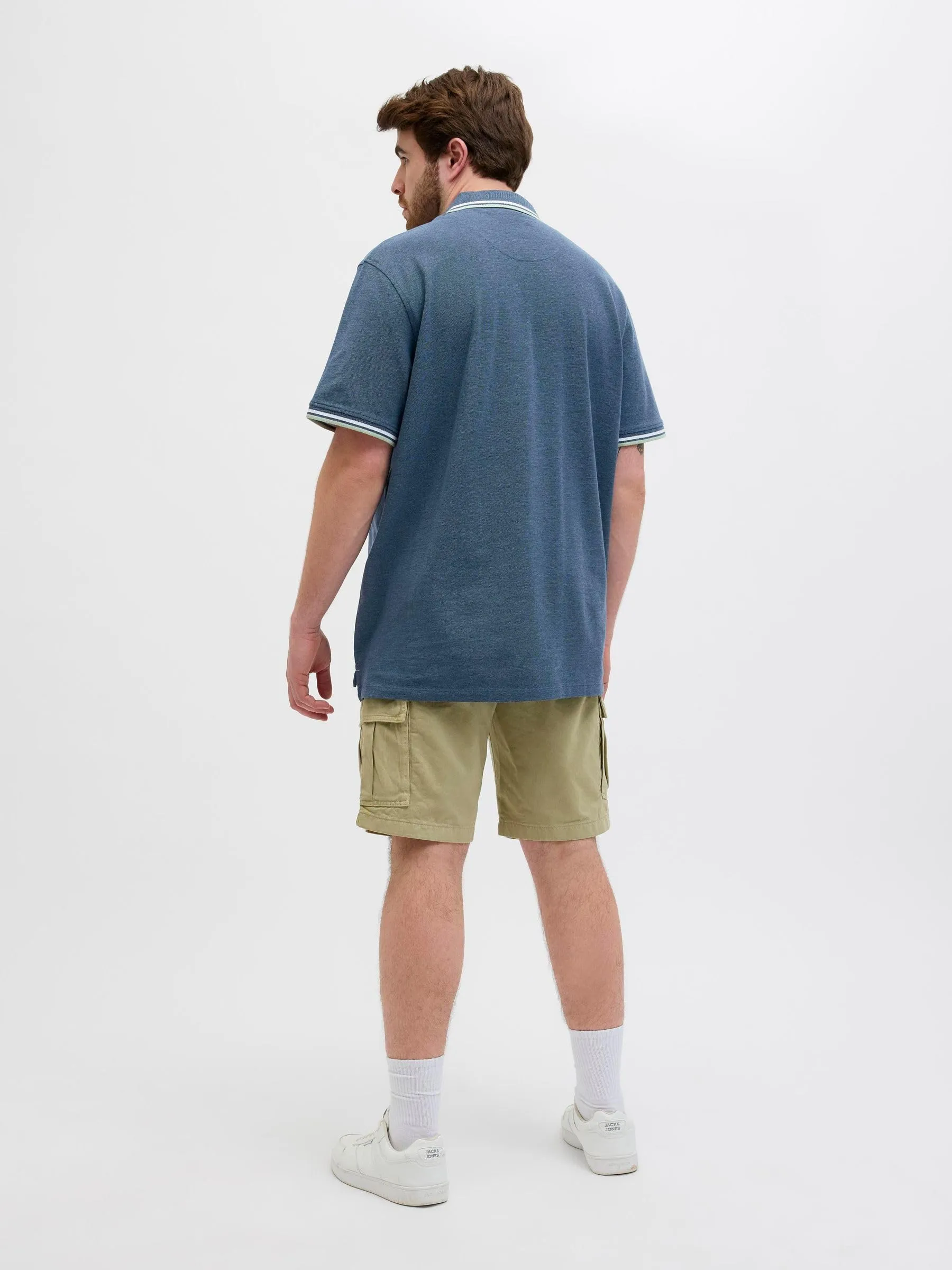 Jack & Jones Oceanview Men's Polo Shirt Plus Size, 4XL - immagine 4