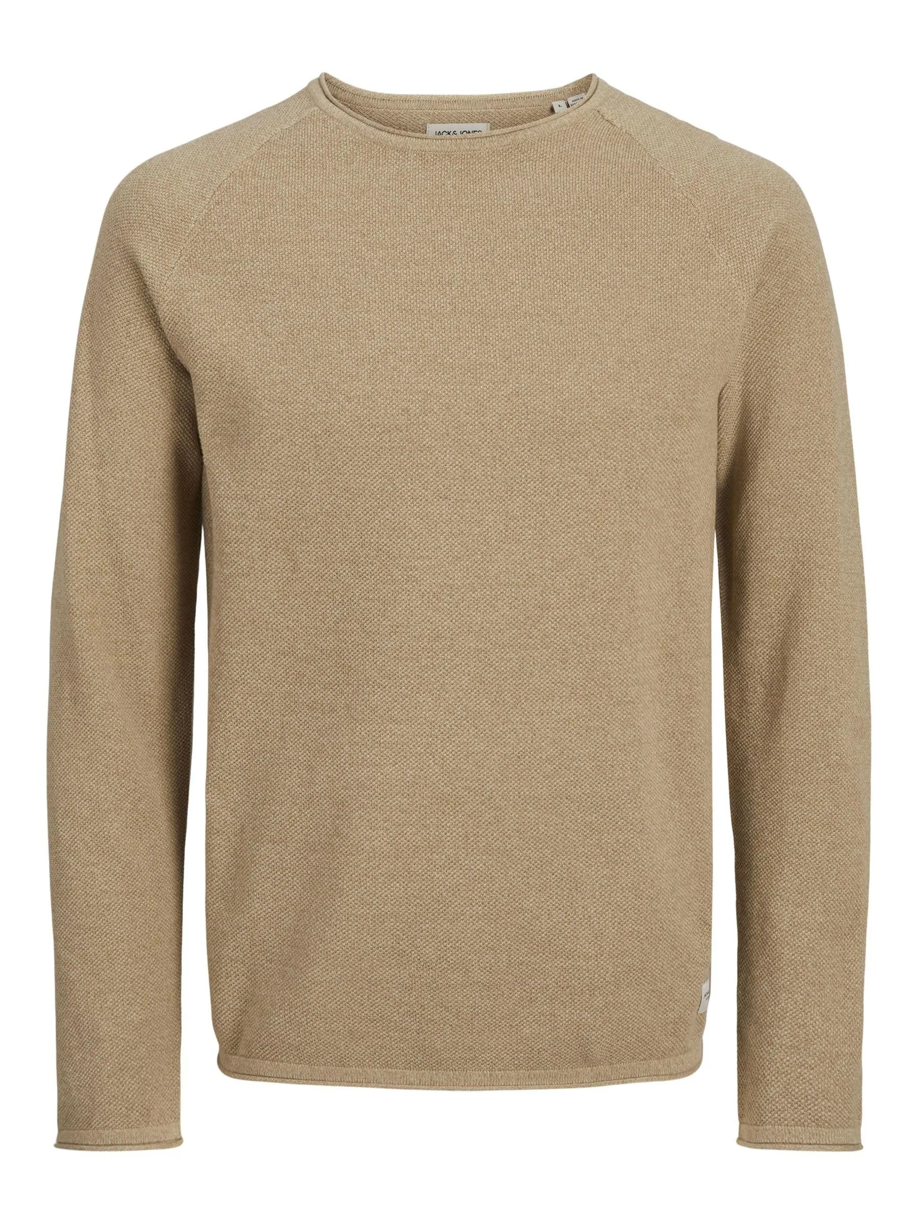 Jack & Jones JJEHILL Knit Crew Neck Noos Sweater, Coriander Detail: Twist, M - immagine 1