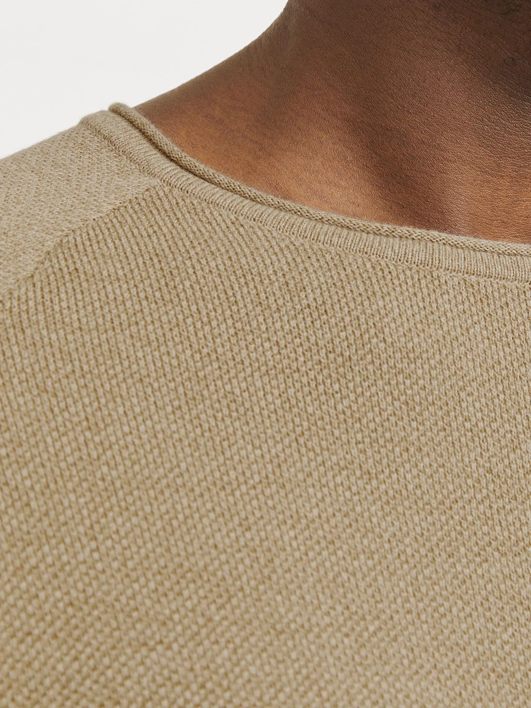 Jack & Jones JJEHILL Knit Crew Neck Noos Sweater, Coriander Detail: Twist, M - immagine 5