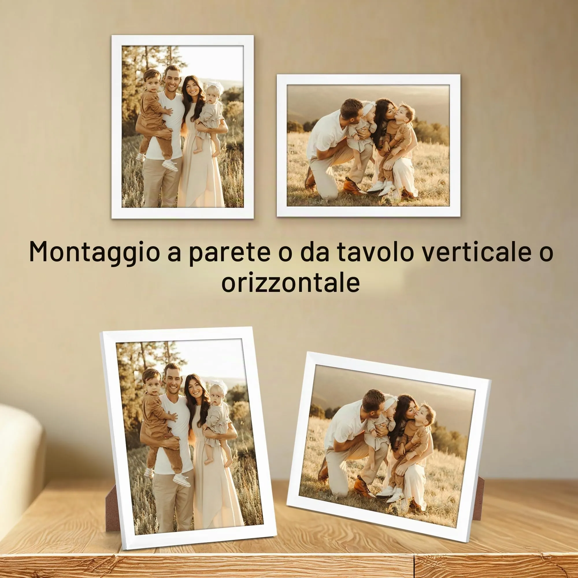 Giftgarden Cornice in PVC Bianco 15x20 cm - immagine 3