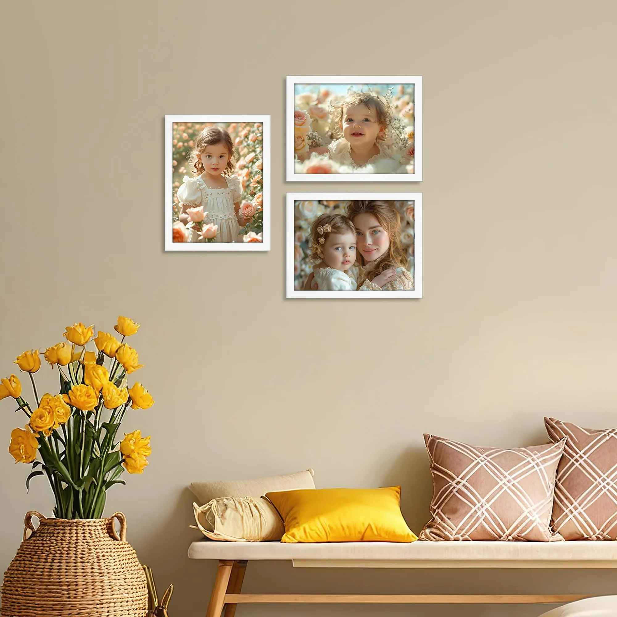 Giftgarden Cornice in PVC Bianco 15x20 cm - immagine 4