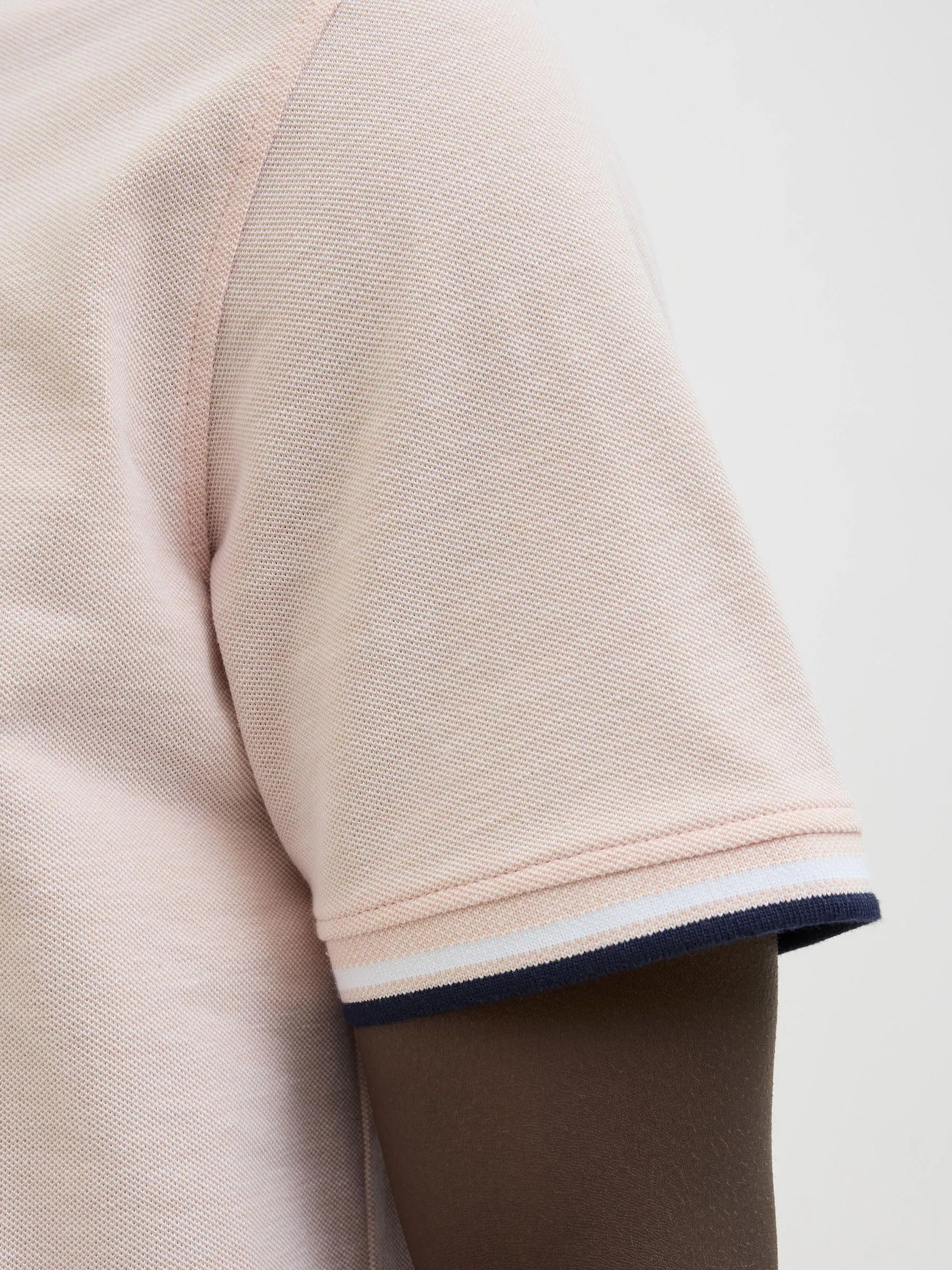 Jack & Jones Jjepaulos Polo SS Noos Maglietta - Peach Parfait/Detail: Play - S - immagine 5