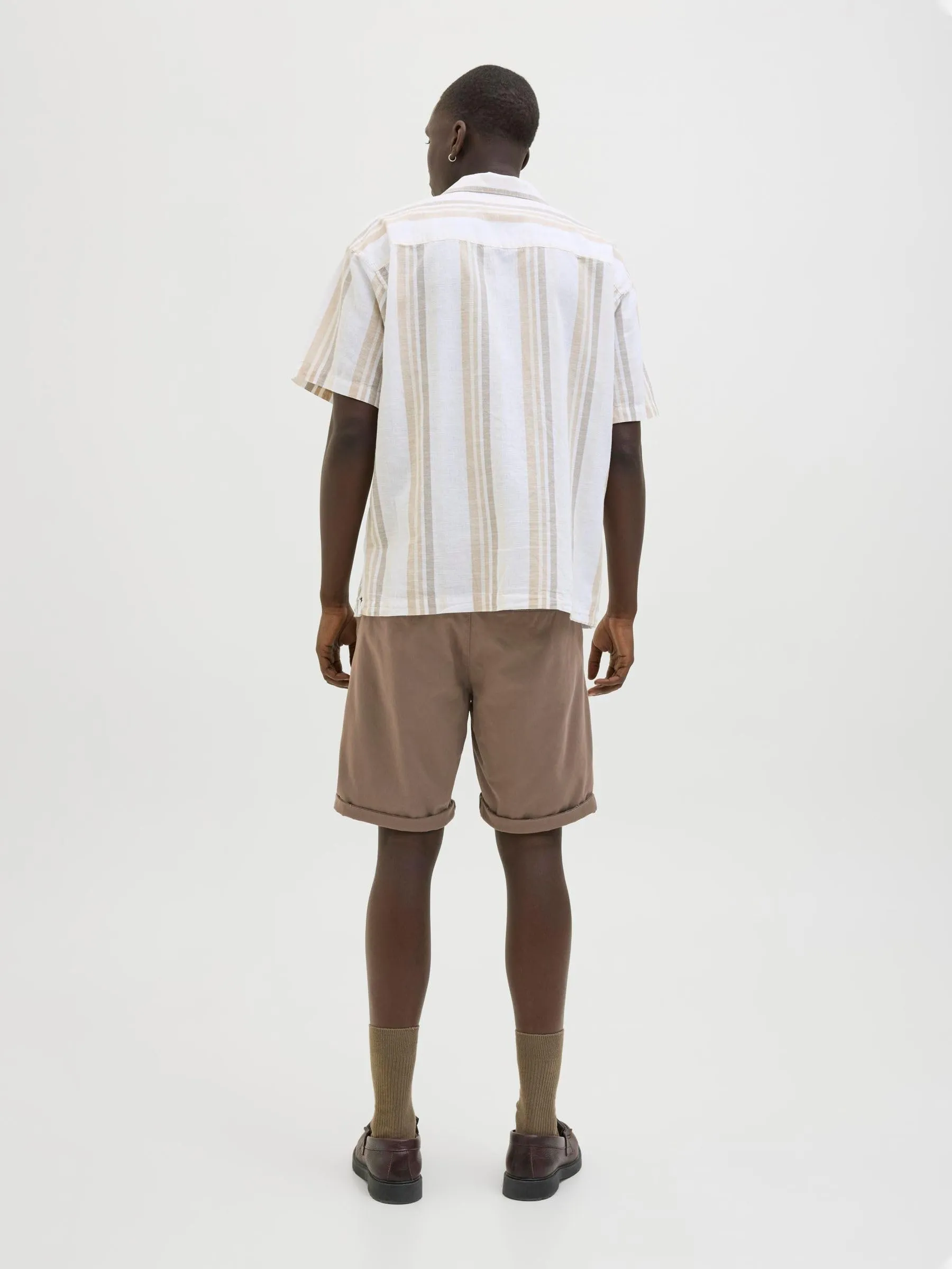 Jack & Jones Pantaloncini Chino Jpstbowie Solid SN, Morel, M - immagine 4