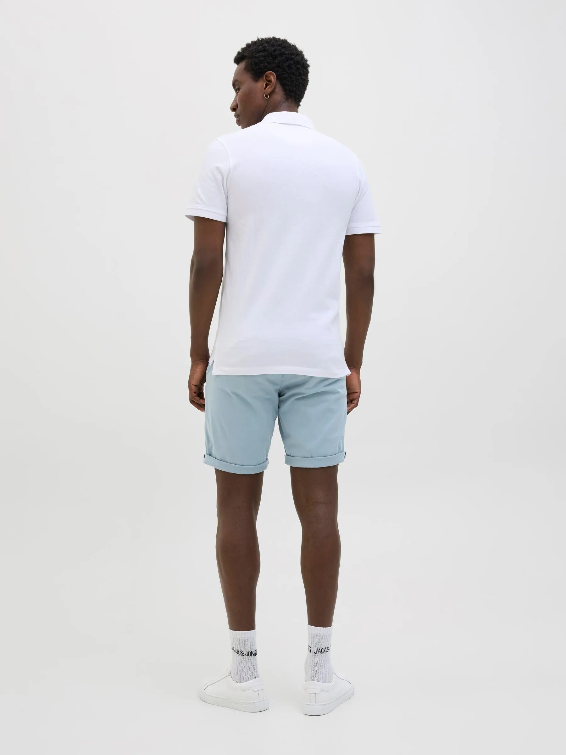 JACK & JONES Pantaloncini Chino Uomo Jpstbowie Solid SN Arona XL - immagine 5