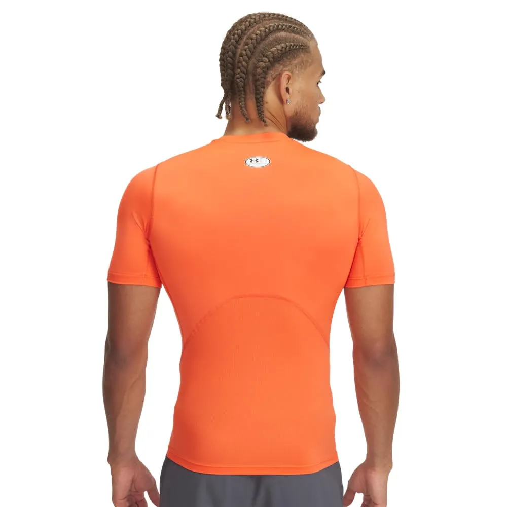 Under Armour UA HG Armour Comp SS, Rosso Fuoco, 3XL - immagine 2