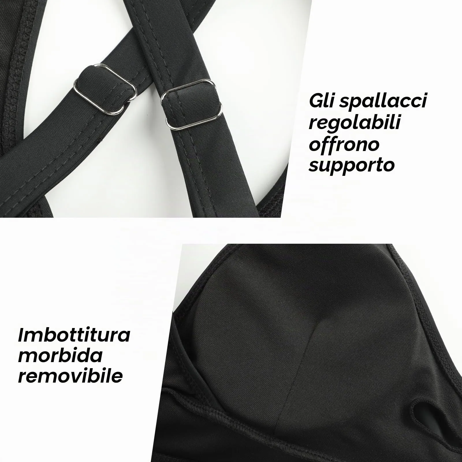 Adigaber Costume da Bagno Bikini Due Pezzi Vita Alta Donna Stampato - immagine 5