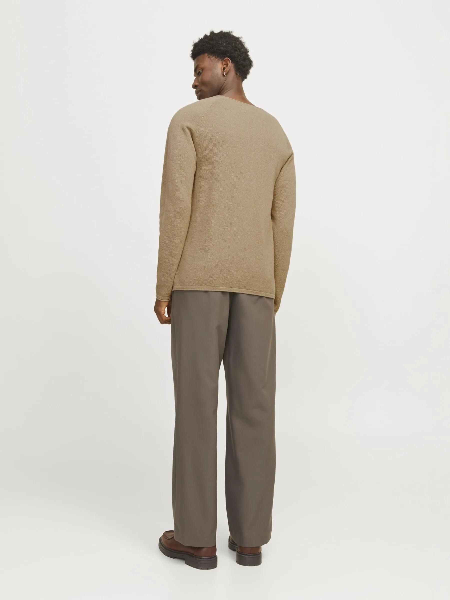 Jack & Jones JJEHILL Knit Crew Neck Noos Sweater - Coriander Detail: Twist, S - immagine 4
