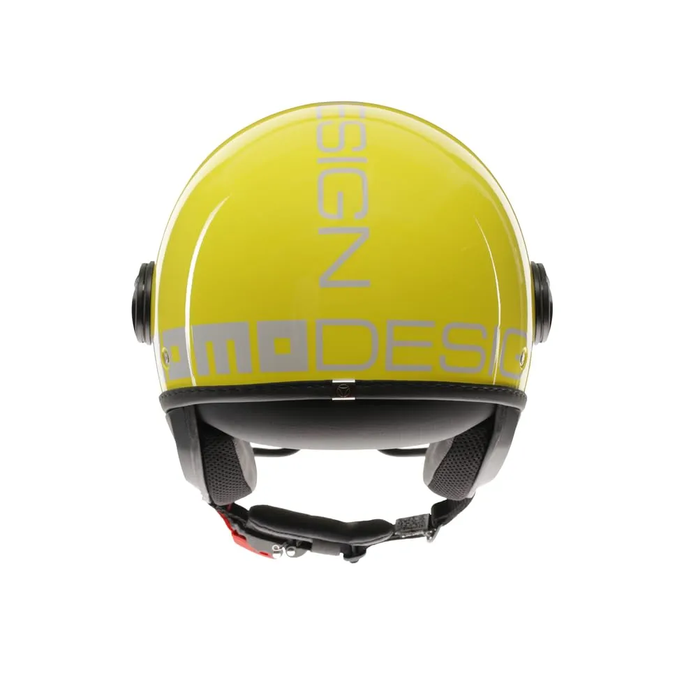 MOMO Design FGTR Classic E2206 Casco Moto Jet Candy Giallo/Bianco, L - immagine 5