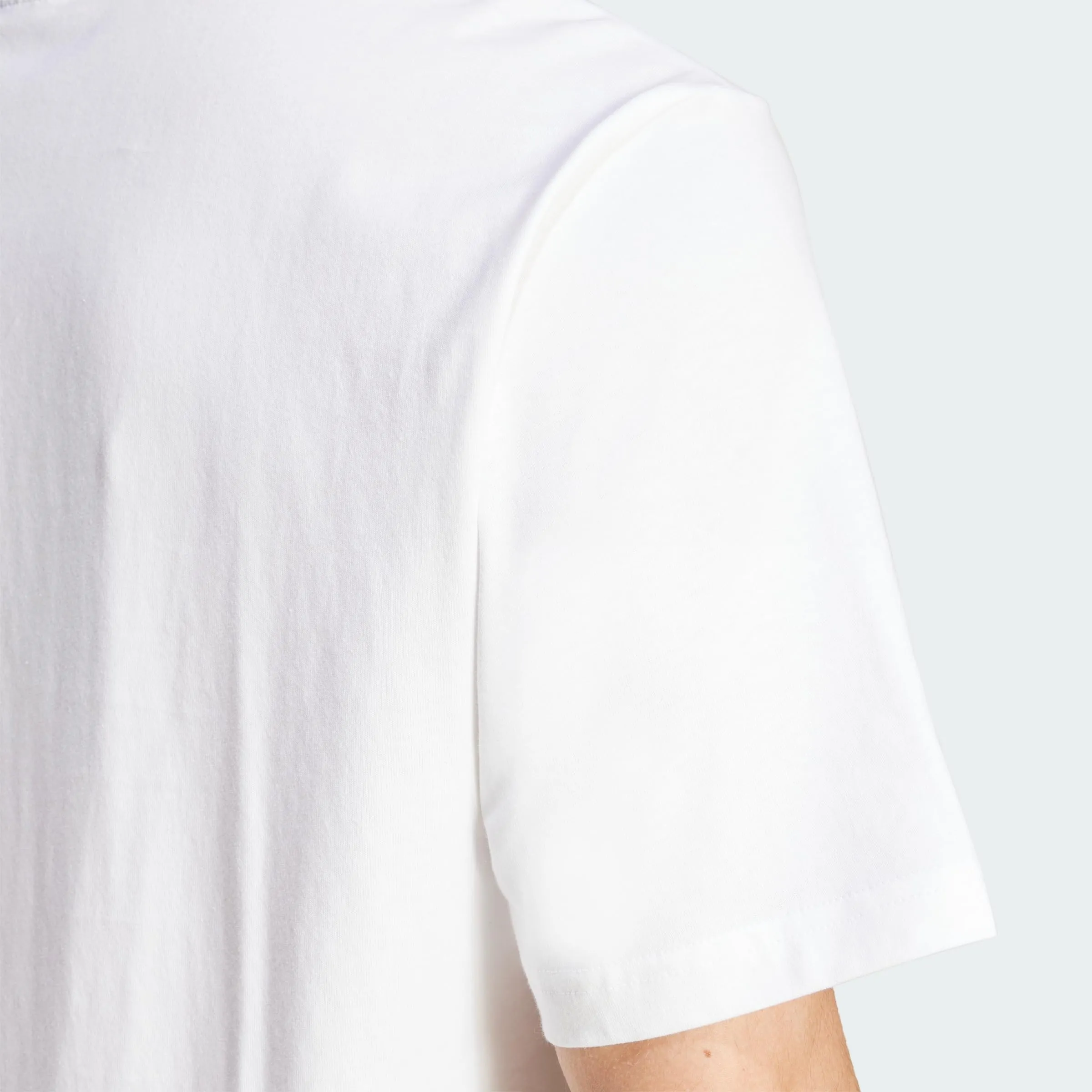 adidas Essentials Linear Single Jersey Shirt - White/Black, XS - immagine 4