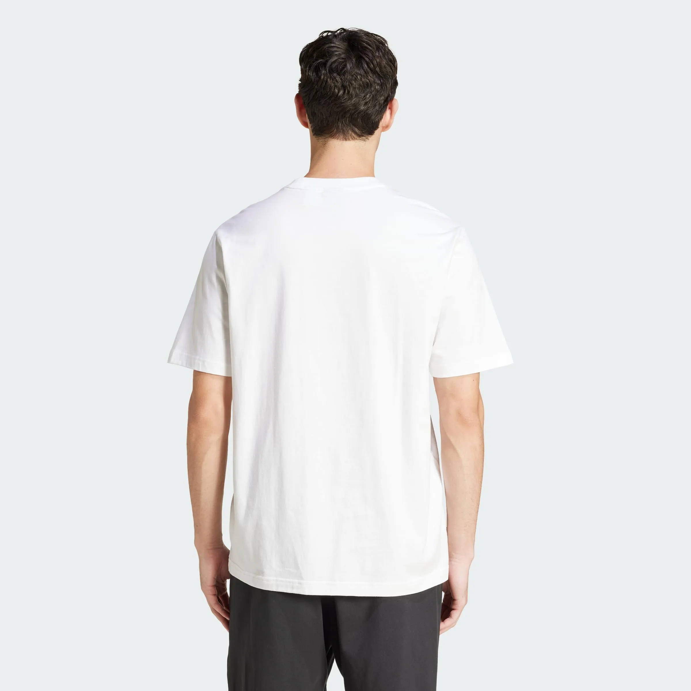 adidas Essentials Linear Single Jersey Shirt - White/Black, XS - immagine 5
