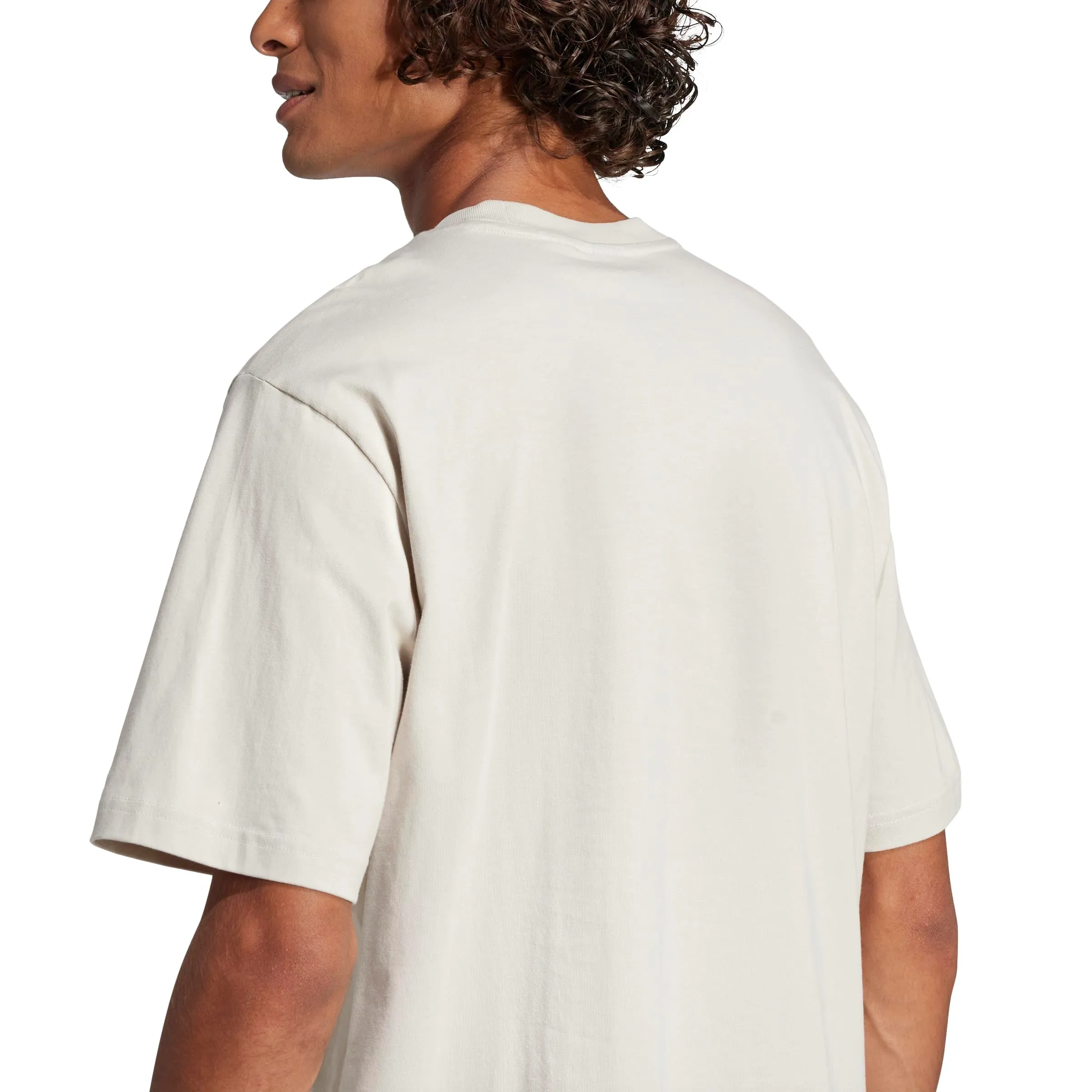 adidas Essentials Linear Single Jersey Shirt - Wonder Alumina/White, M - immagine 6