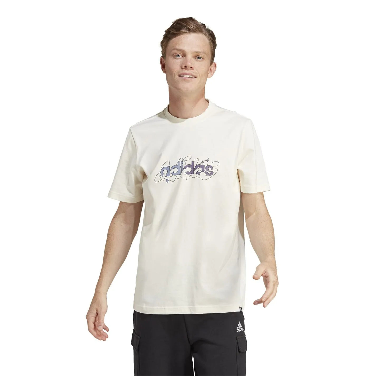 Adidas Illustrated Linear Graphic Tee - Non-Dyed, M - immagine 2