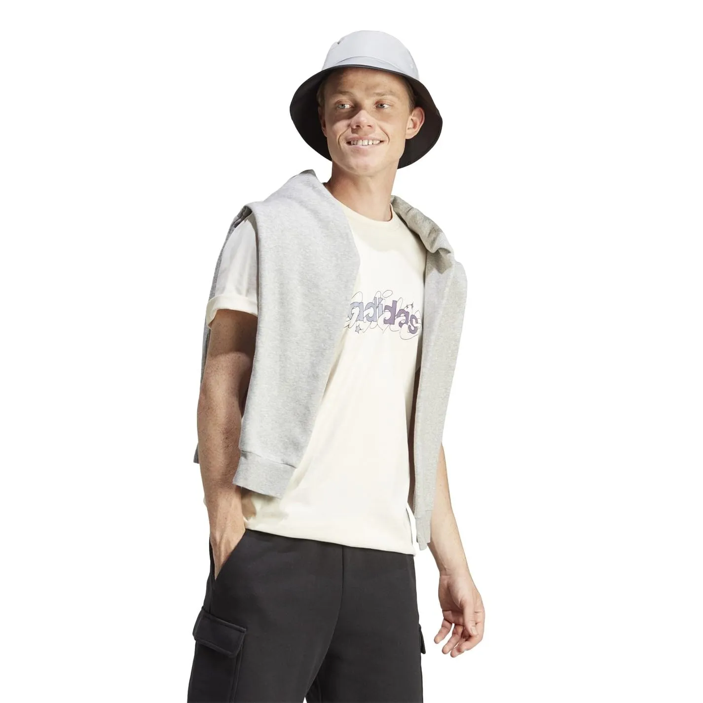 Adidas Illustrated Linear Graphic Tee - Non-Dyed, M - immagine 5