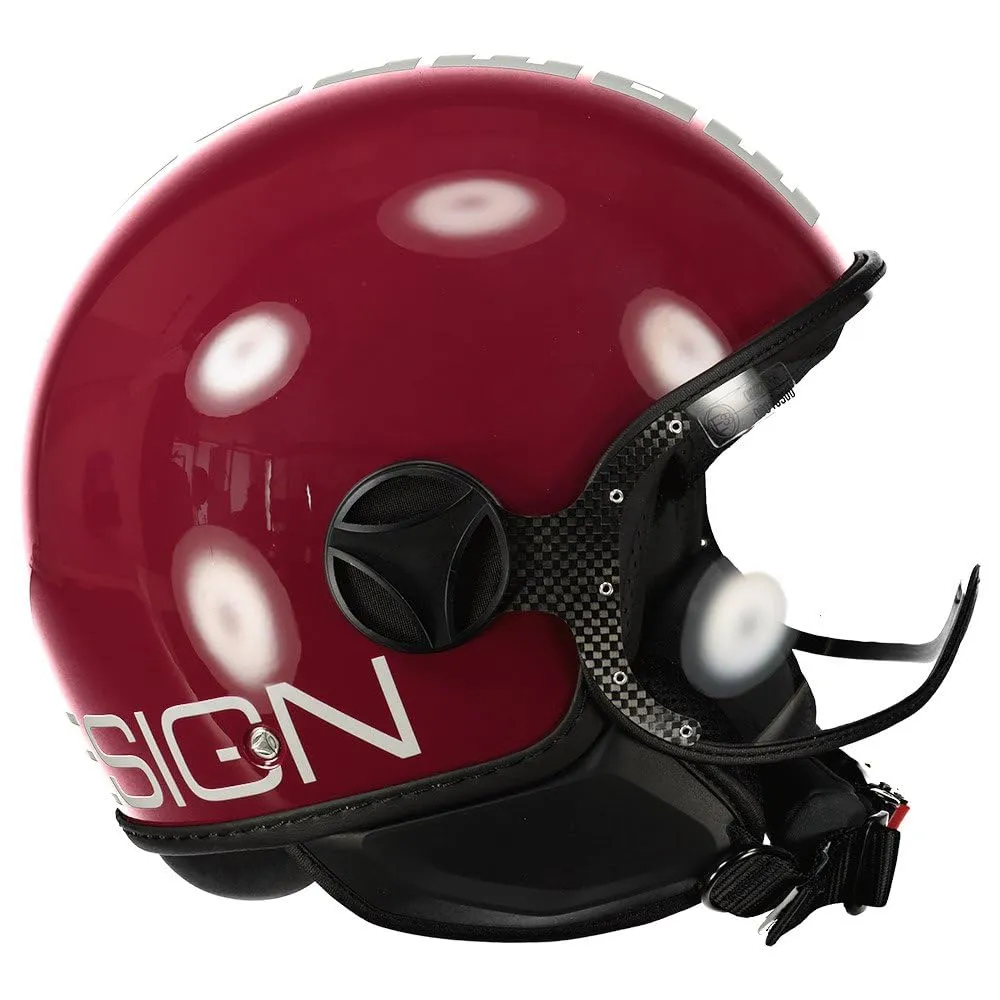 MOMO Design FGTR Classic E2206 Helmet, Candy Purple/White, XL - immagine 3