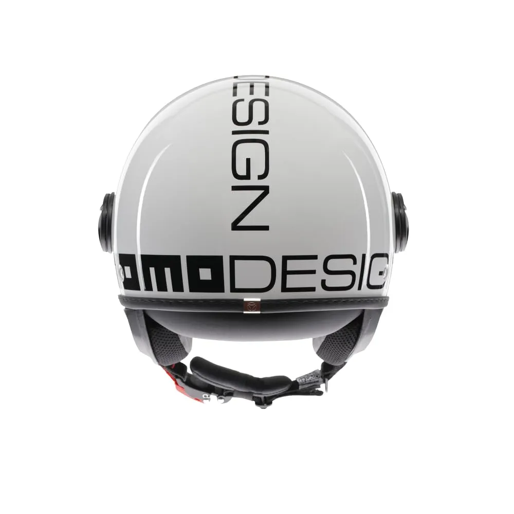 MOMO Design FGTR Classic E2206 Casco Jet Bianco/Nero, L - immagine 5