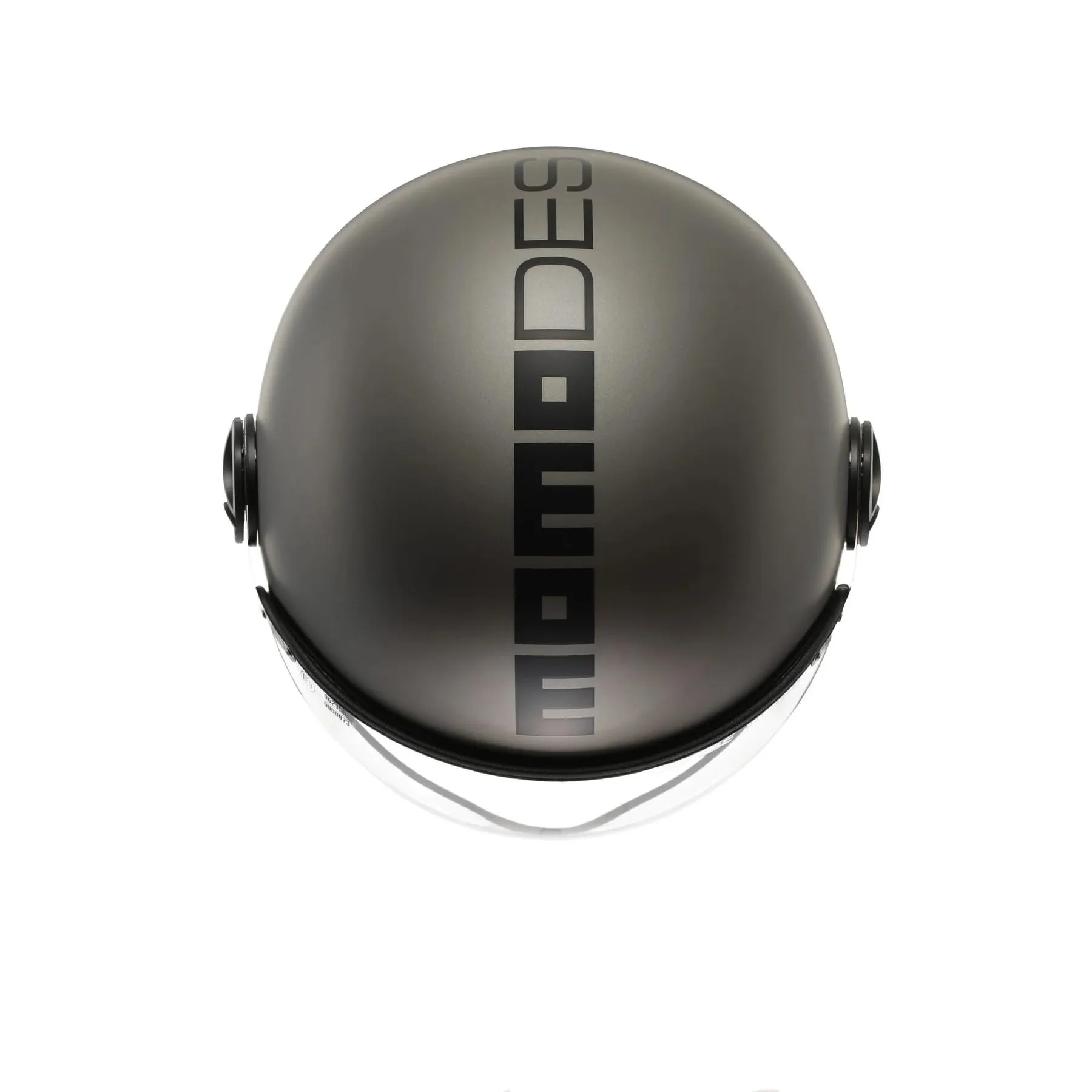 Momo Design FGTR EVO E2206 Casco Jet con Visiera Parasole, Titanio Opaco/Nero, XS - immagine 6
