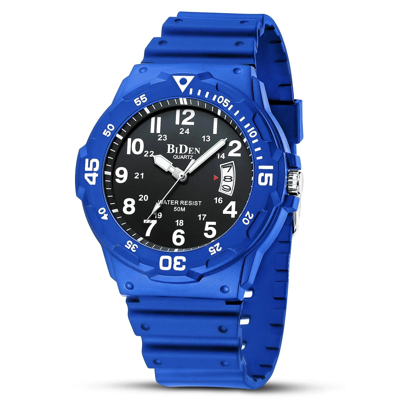 HANPOSH Orologio Uomo Analogico Quarzo Impermeabile con Data Luminosa R009 - immagine 1