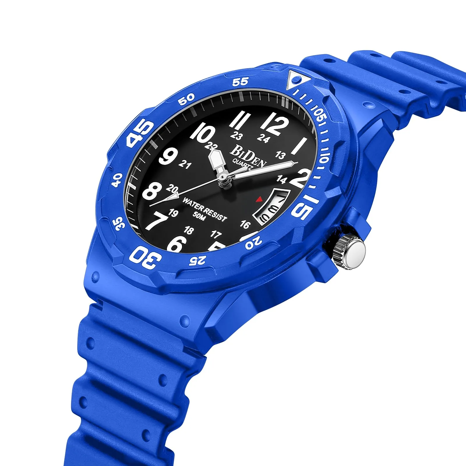 HANPOSH Orologio Uomo Analogico Quarzo Impermeabile con Data Luminosa R009 - immagine 3