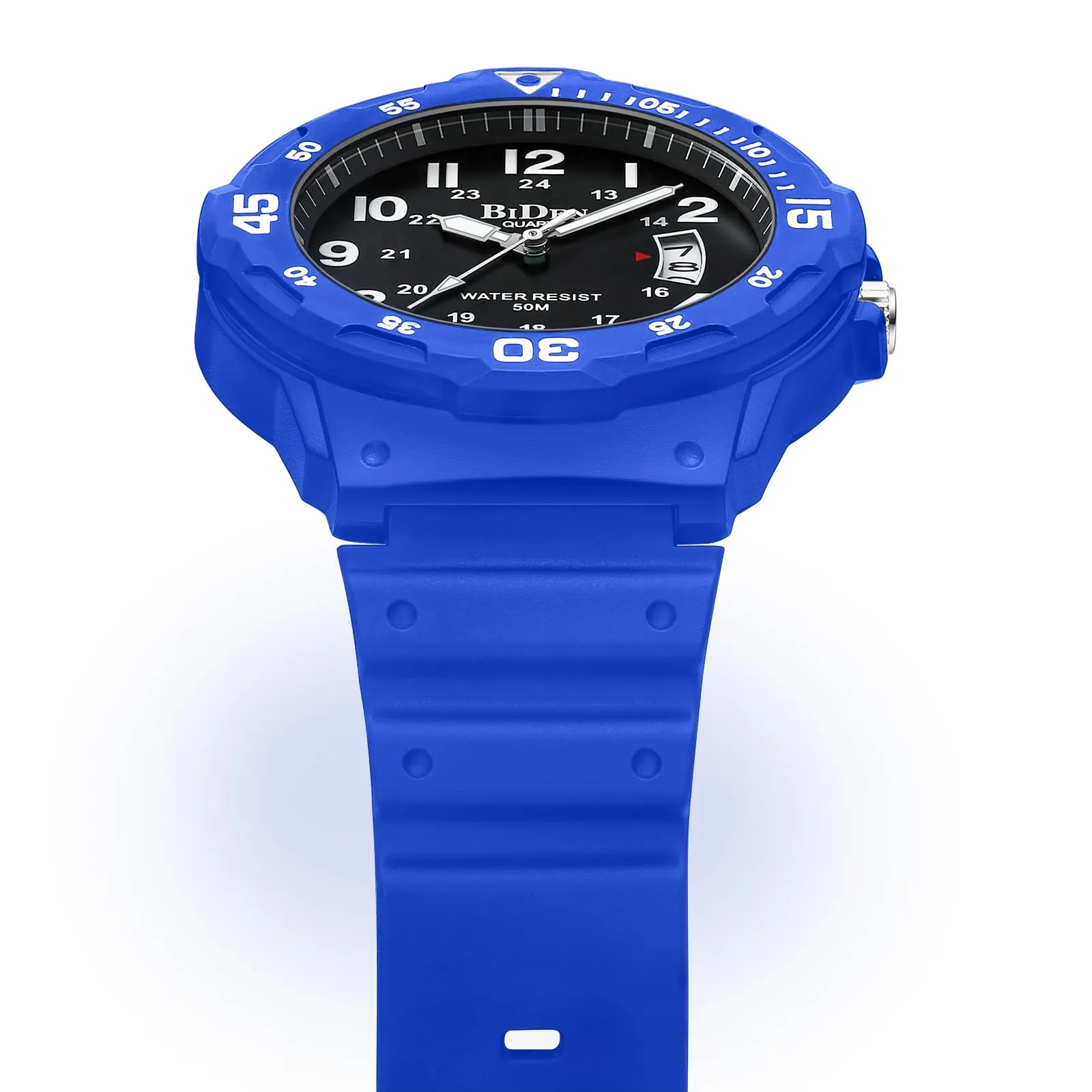 HANPOSH Orologio Uomo Analogico Quarzo Impermeabile con Data Luminosa R009 - immagine 4