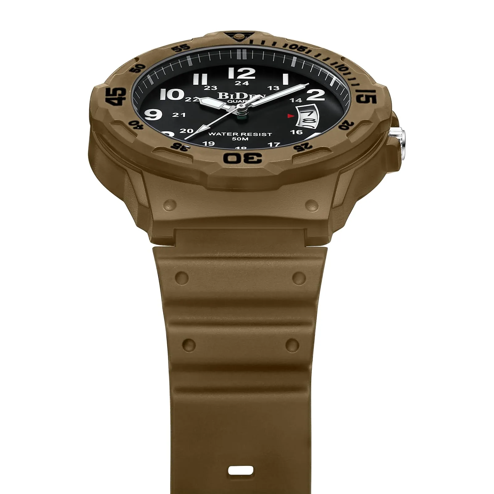 HANPOSH Orologio Uomo Analogico Quarzo Impermeabile con Data Luminosa - immagine 4