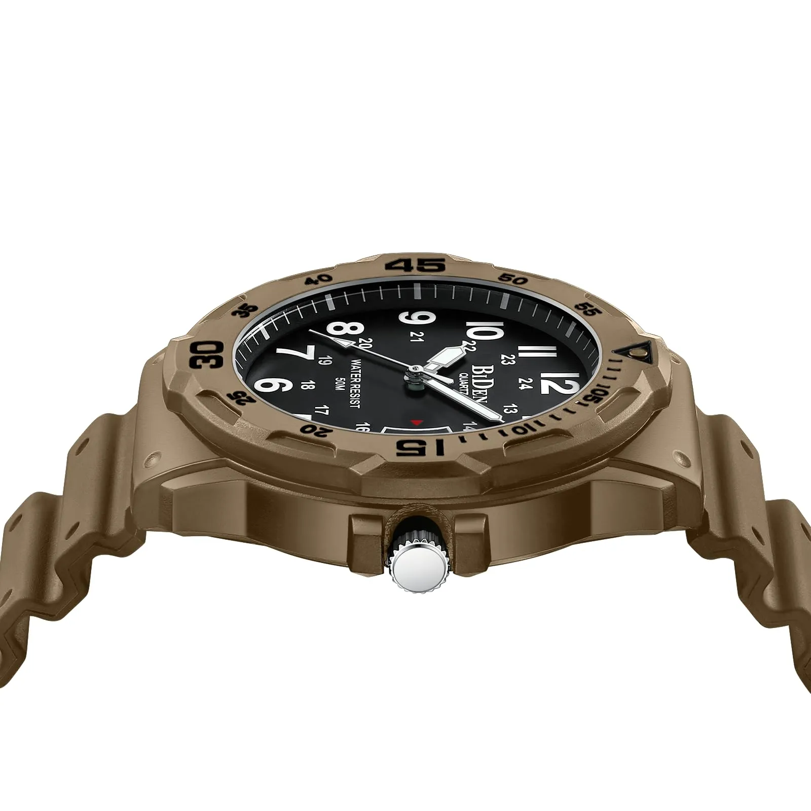 HANPOSH Orologio Uomo Analogico Quarzo Impermeabile con Data Luminosa - immagine 5