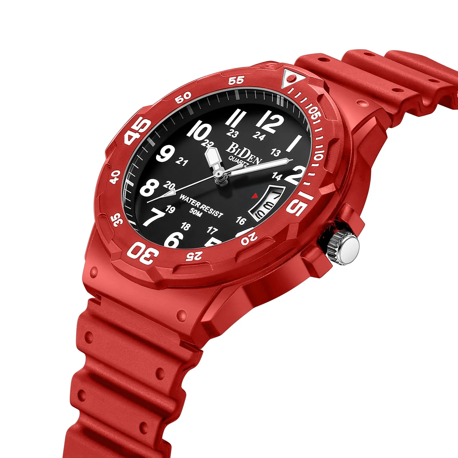 HANPOSH Orologio Uomo Analogico Quarzo Impermeabile con Data Luminosa - immagine 3