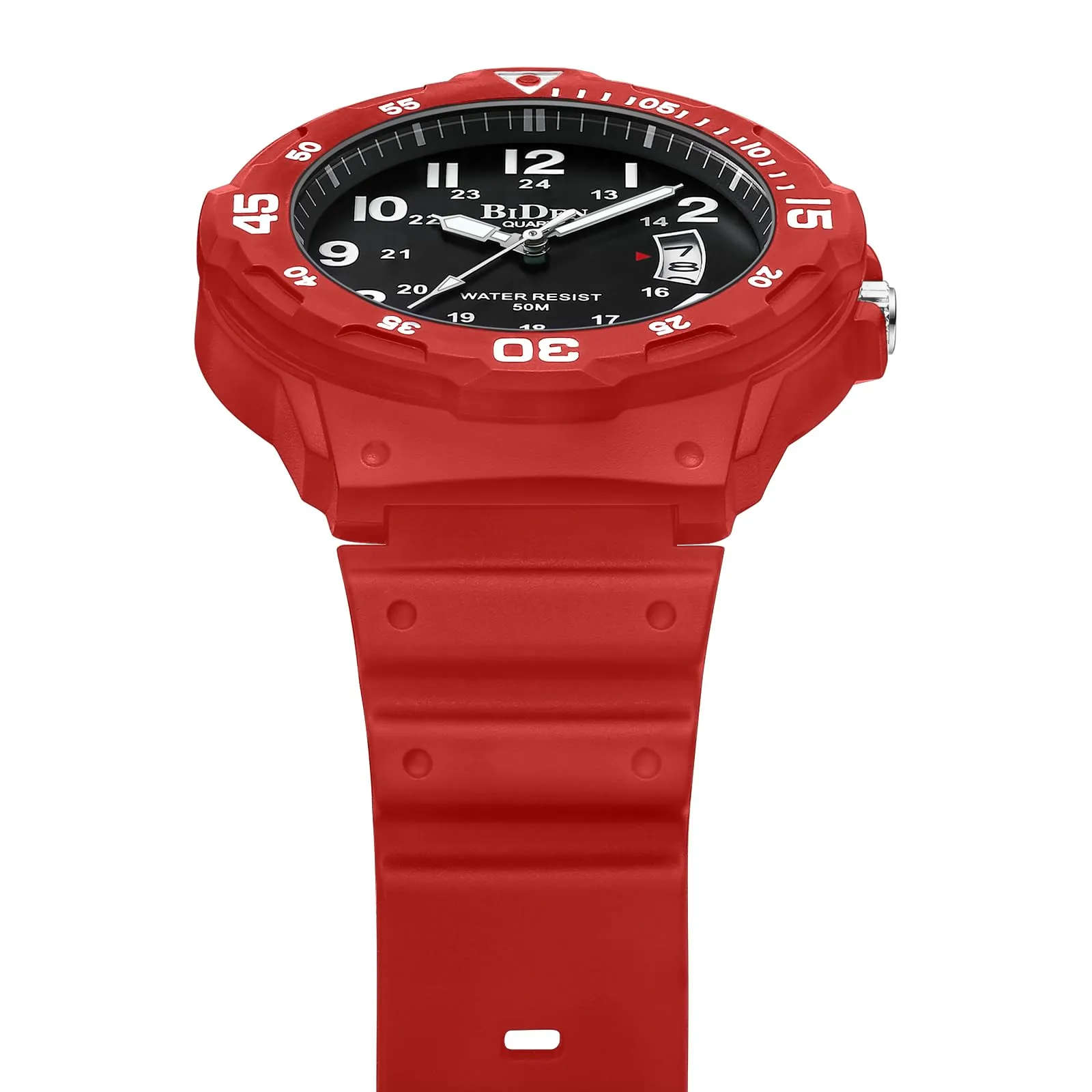 HANPOSH Orologio Uomo Analogico Quarzo Impermeabile con Data Luminosa - immagine 4
