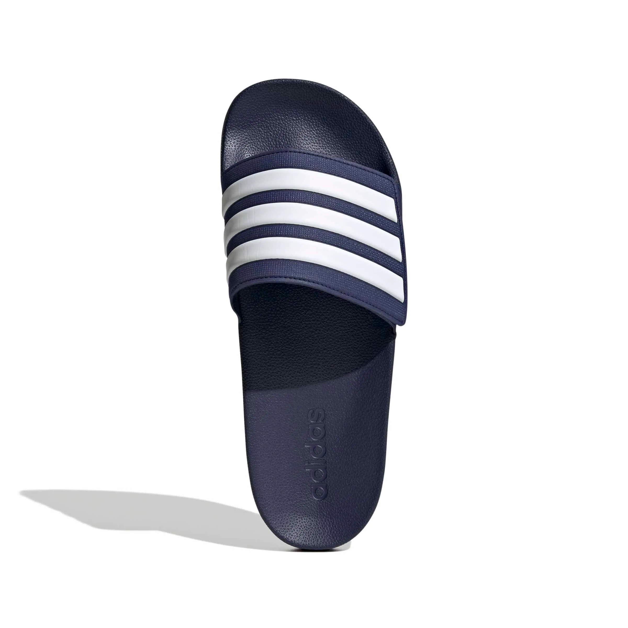 adidas Adilette Shower Slides Sandal, Dark Blue/Ftwr White/Dark Blue, 42 EU - immagine 7