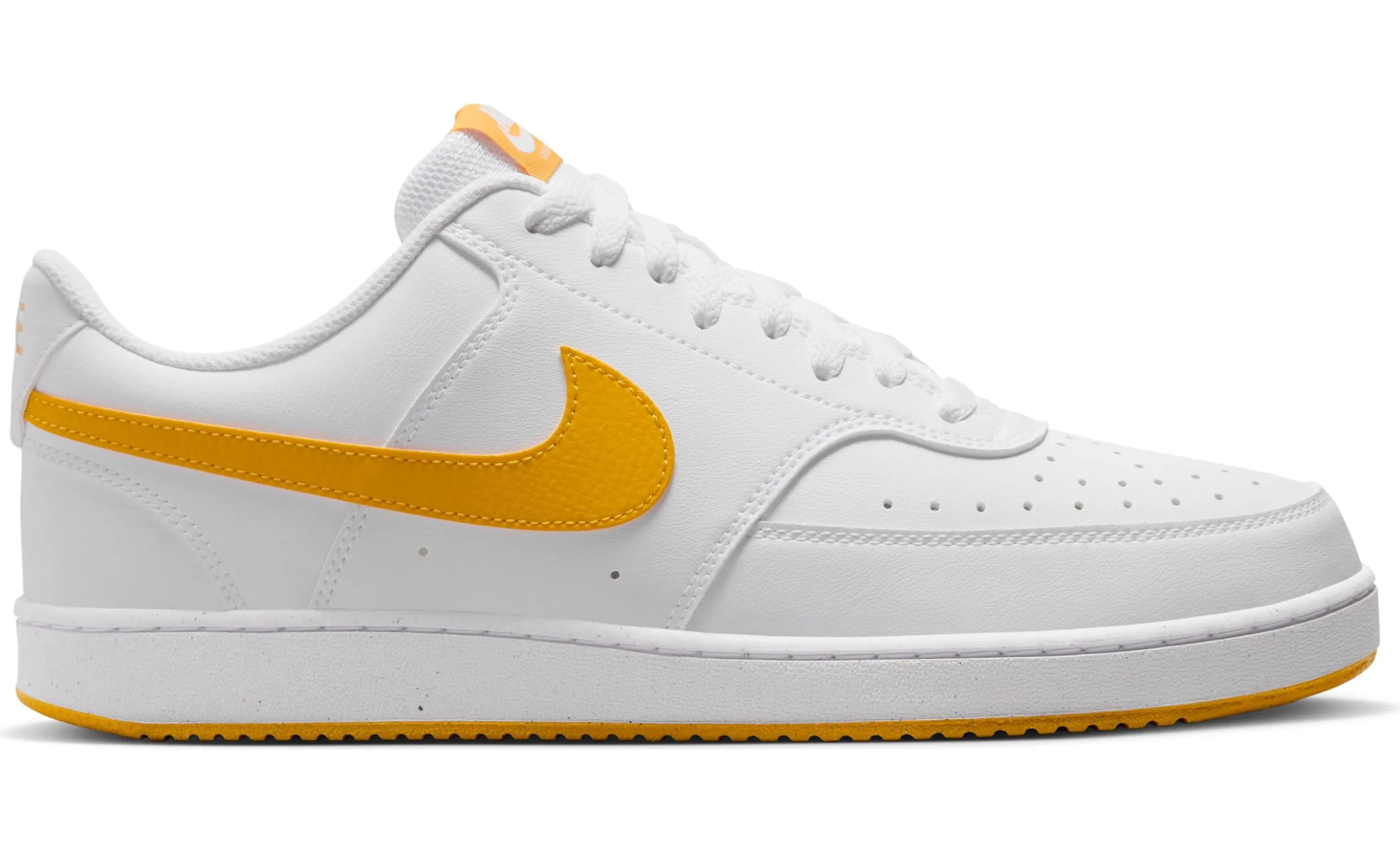 Nike Court Vision Low Next Nature Sneaker HF1744-100 White University Gold - immagine 5