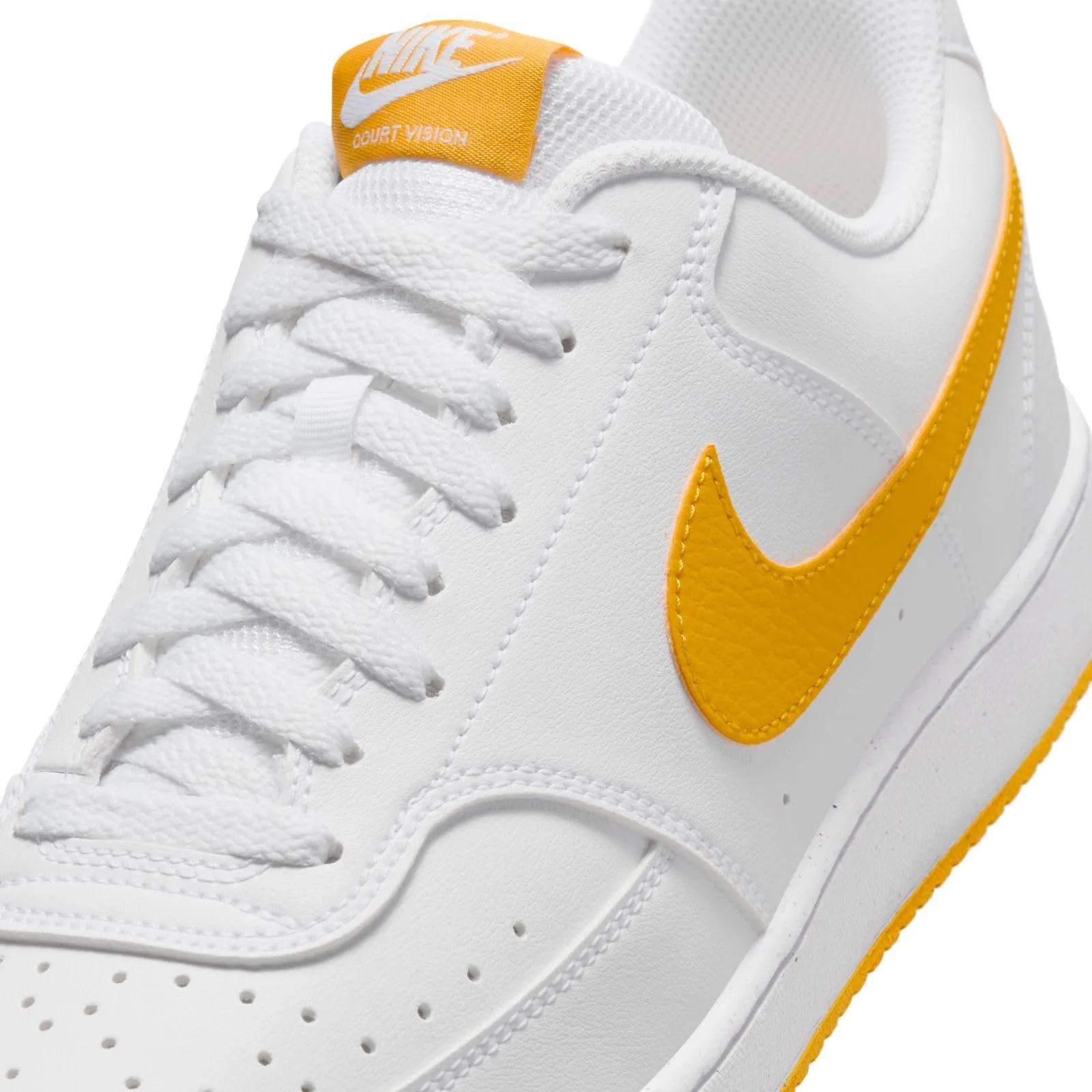 Nike Court Vision Low Next Nature Sneaker HF1744-100 White University Gold - immagine 6