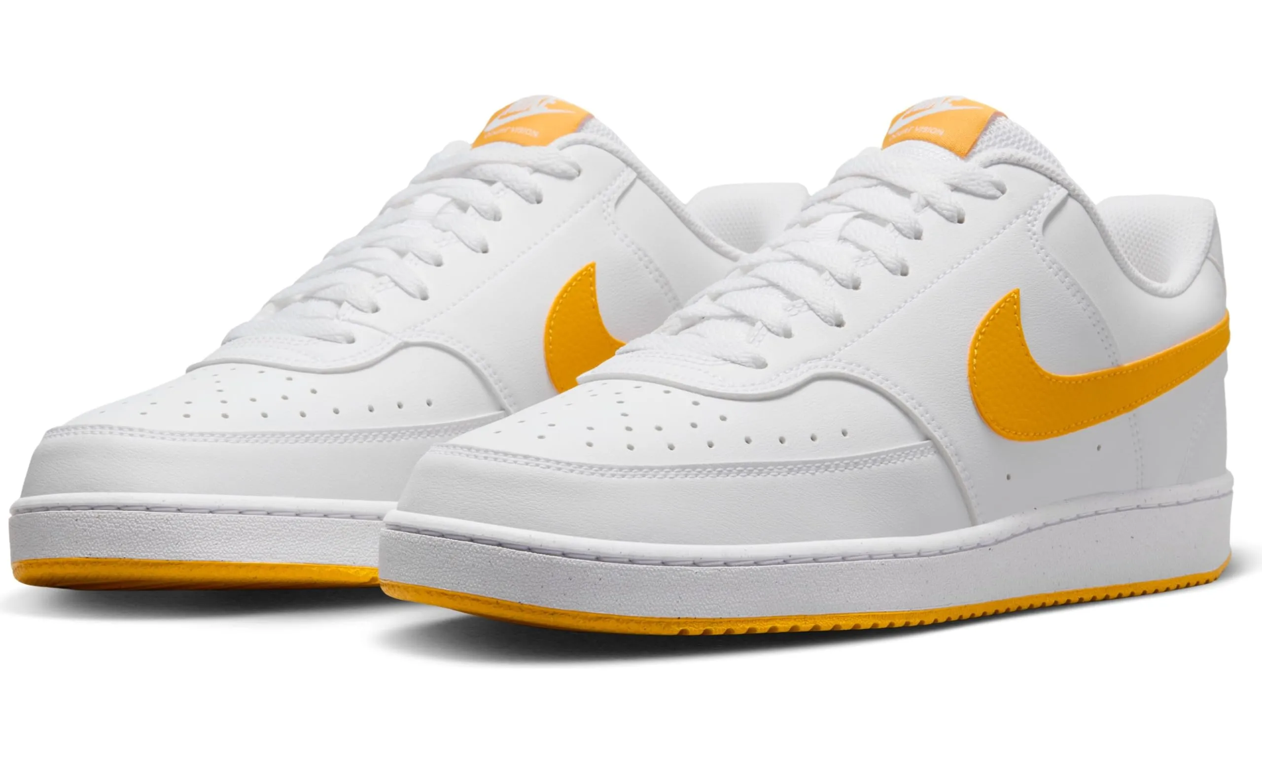 Nike Court Vision Low Next Nature Sneaker HF1744-100 White University Gold - immagine 8