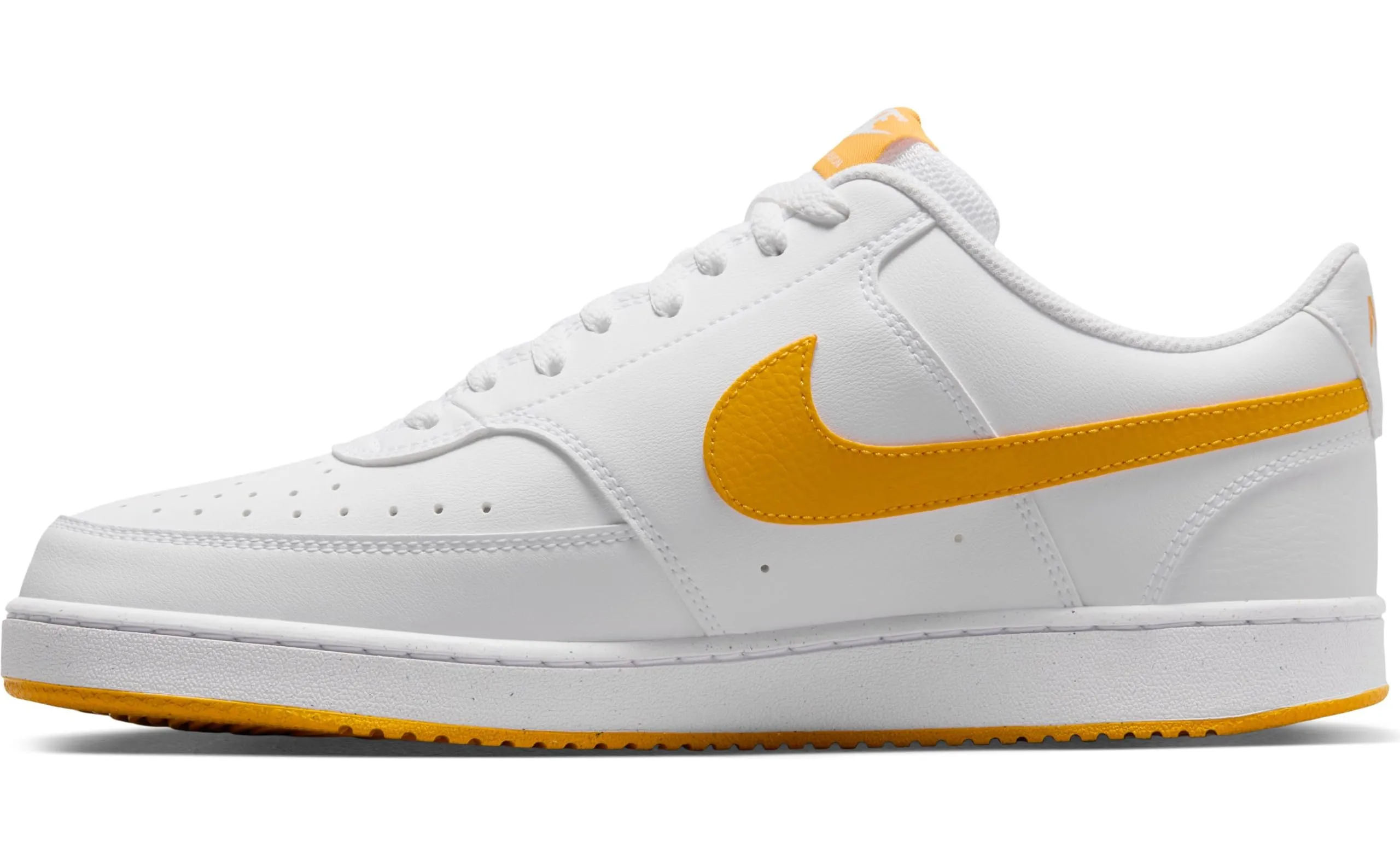 Nike Court Vision Low Next Nature Sneaker HF1744-100 White University Gold - immagine 9