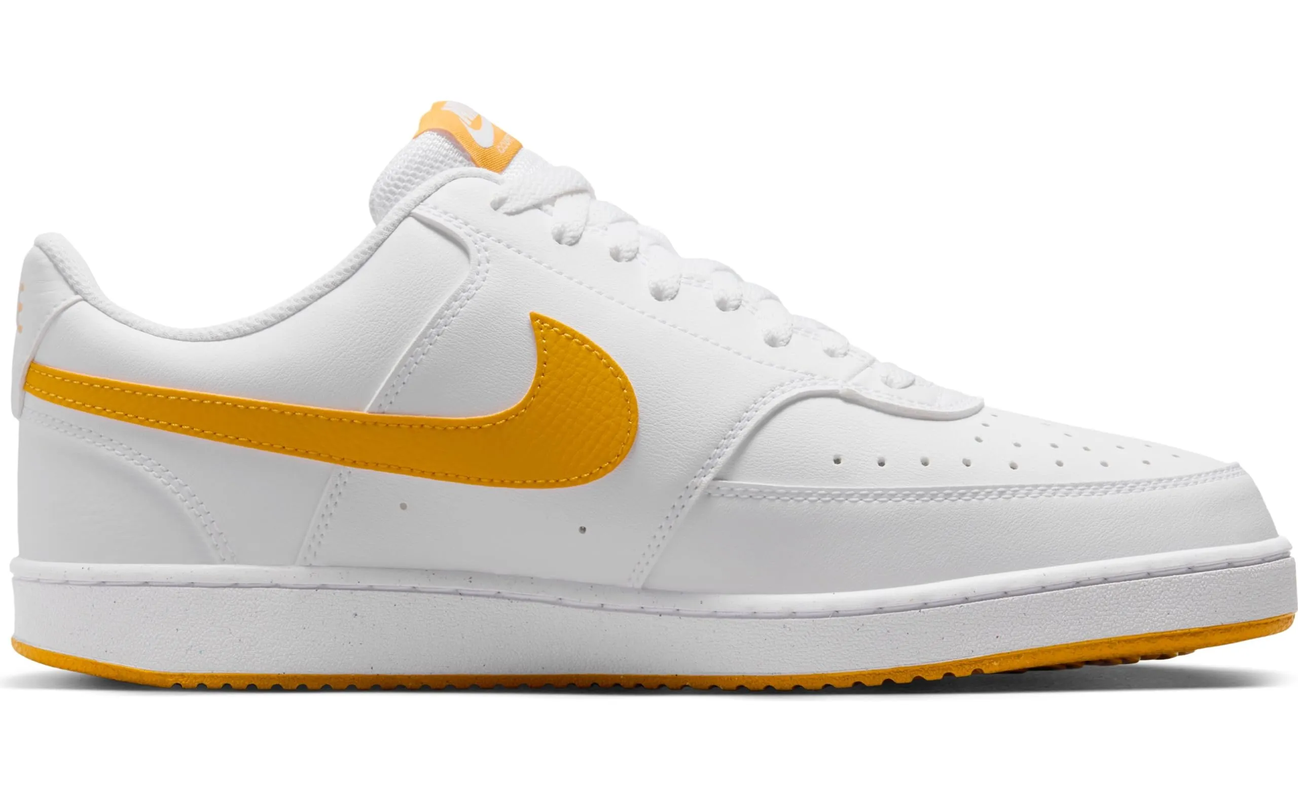 Nike Court Vision Low Next Nature Sneaker HF1744-100 White University Gold - immagine 10