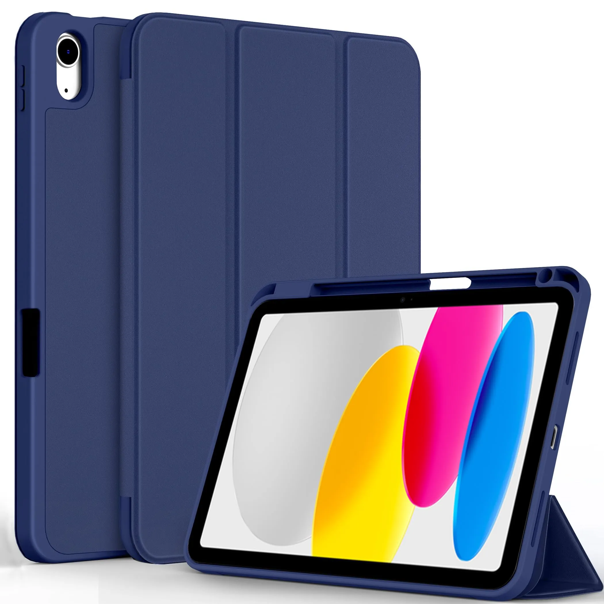 CACOE Cover per iPad 11 Generazione A16 / iPad 10 Generazione 10.9 (2022) - Blu Navy - immagine 1