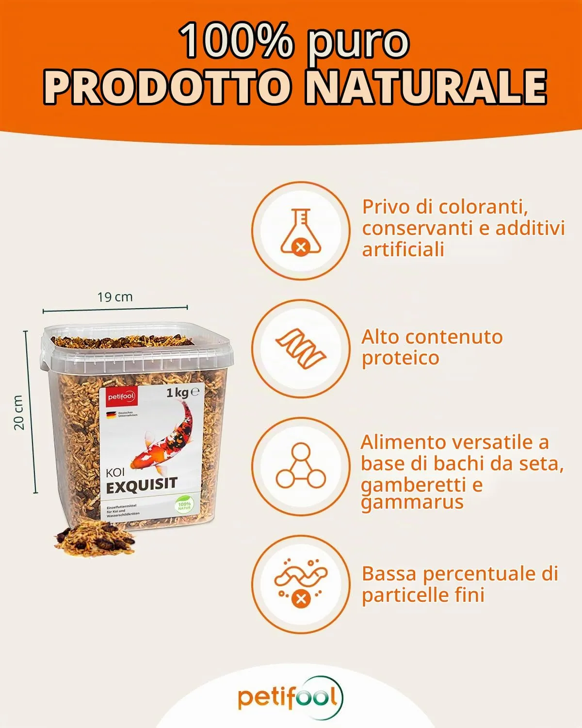 Petifool Koi Exquisit, 1 kg - immagine 2