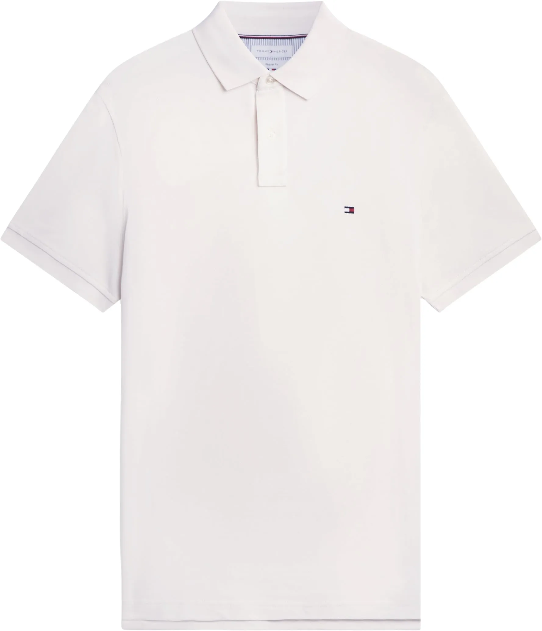 Tommy Hilfiger Polo Maniche Corte Regular Fit, Avorio (Ivory Petal), XS - immagine 6