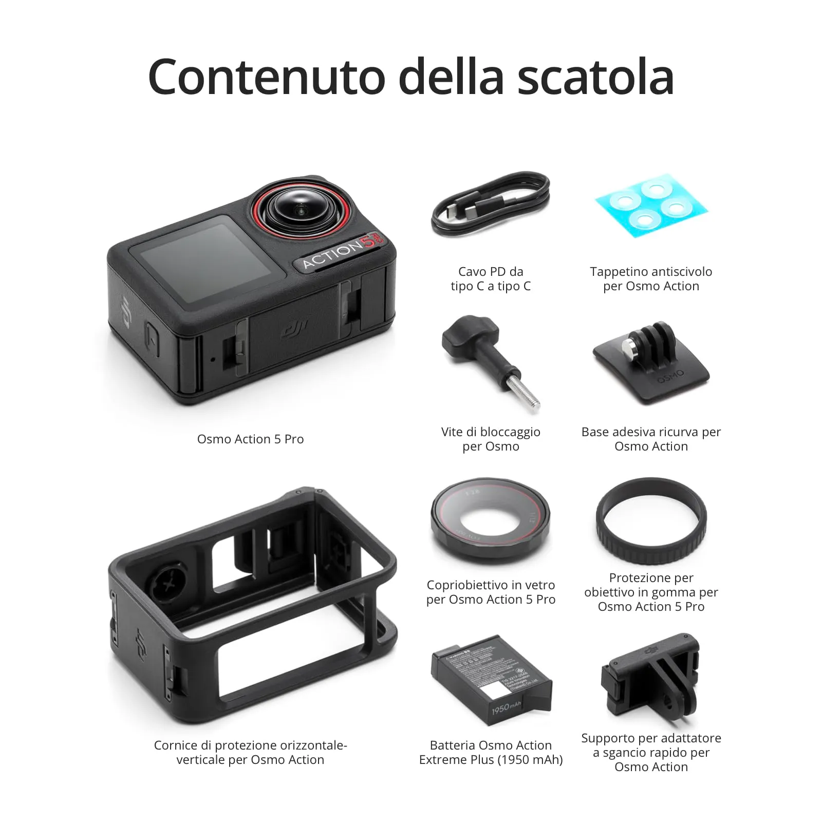 DJI Osmo Action 5 Pro Combo Standard Action Cam 4K - immagine 9