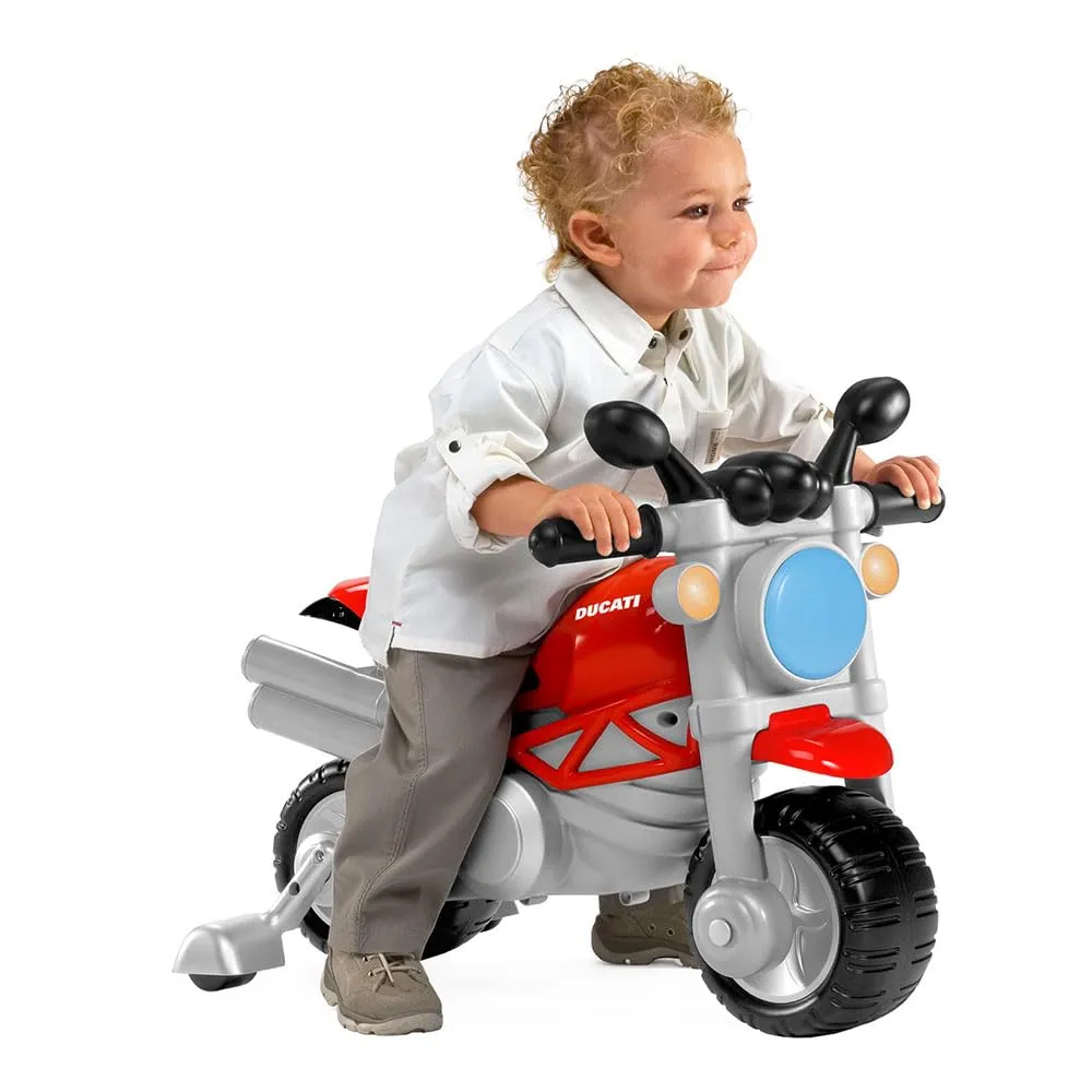 Chicco Ducati Monster Moto Giocattolo Cavalcabile con Clacson e Rombo Sonoro, Ruote di Supporto Rimuovibili, 18 Mesi - 5 Anni, Max 25 Kg - immagine 4