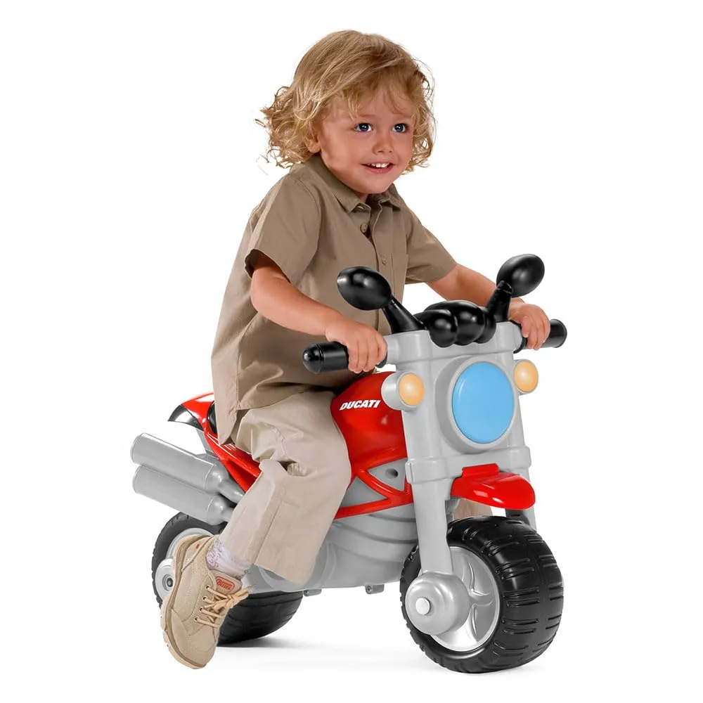 Chicco Ducati Monster Moto Giocattolo Cavalcabile con Clacson e Rombo Sonoro, Ruote di Supporto Rimuovibili, 18 Mesi - 5 Anni, Max 25 Kg - immagine 6