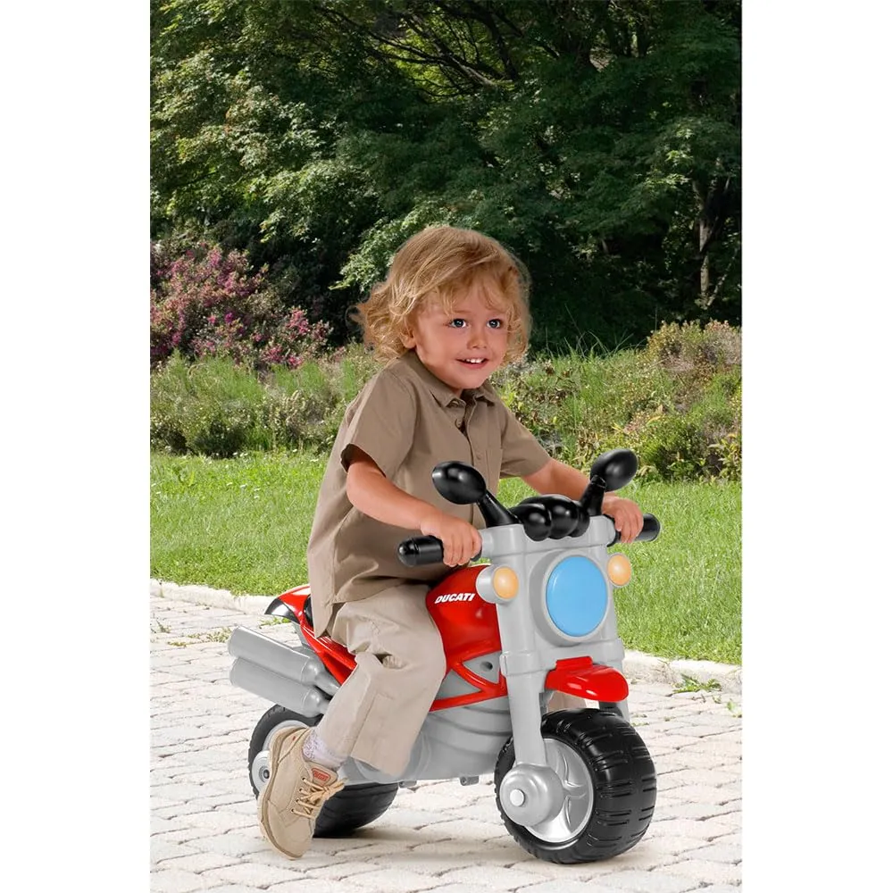 Chicco Ducati Monster Moto Giocattolo Cavalcabile con Clacson e Rombo Sonoro, Ruote di Supporto Rimuovibili, 18 Mesi - 5 Anni, Max 25 Kg - immagine 8
