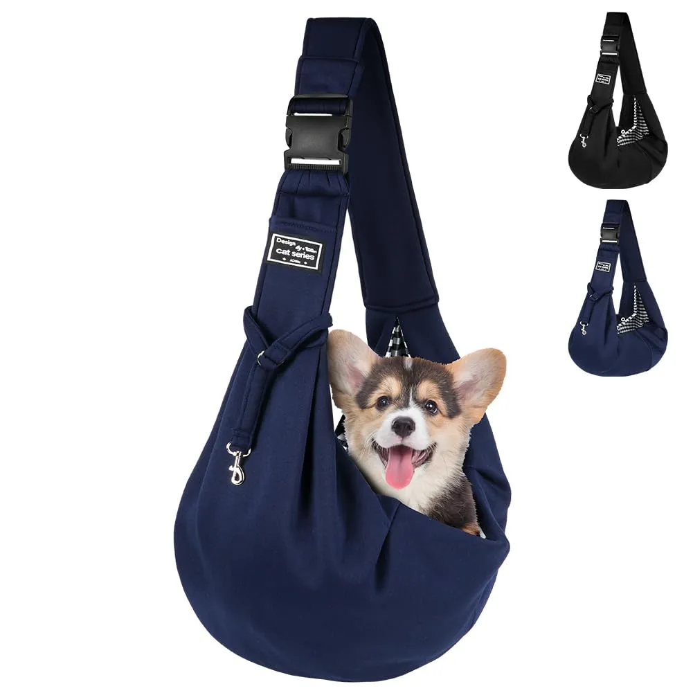 Adiwo Borsa da Viaggio per Cani e Gatti, Reversibile a Tracolla, fino a 7.5 KG - immagine 9